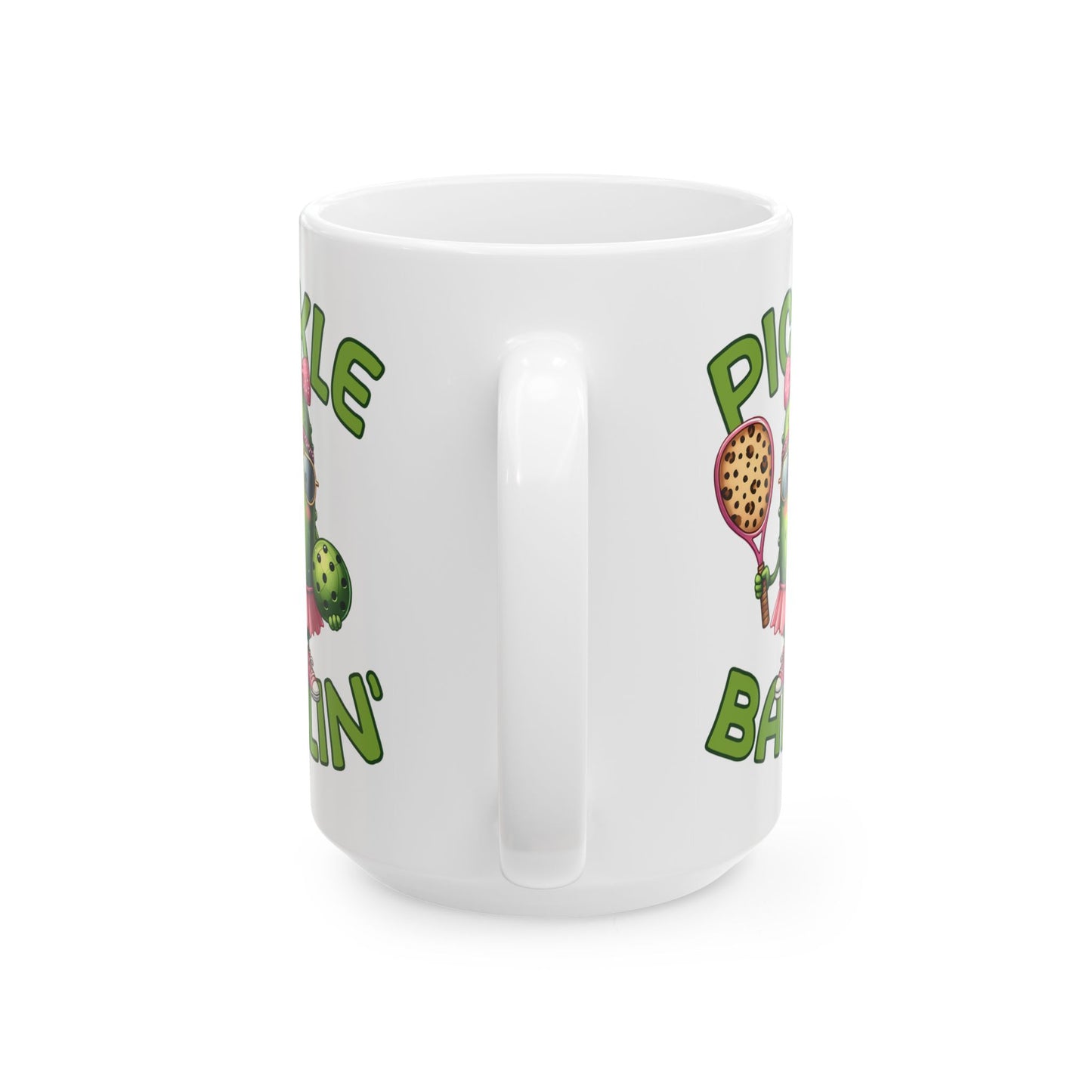 ☀️🥒 Pickle Ballin’ Coffee Mug – Serve Up Sass & Sips 🎾