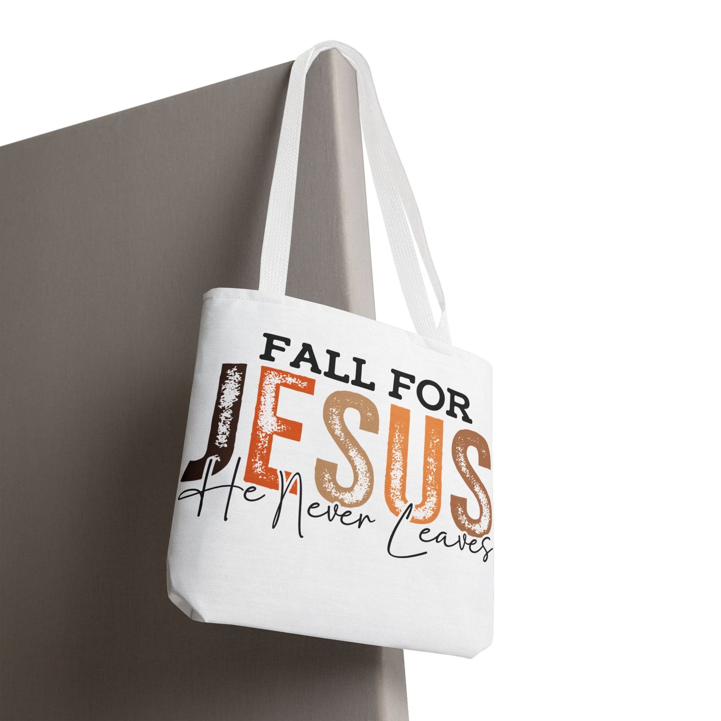 🙏 Fall for Jesus Tote Bag – Faith, Style & Autumn Charm 🍂👜