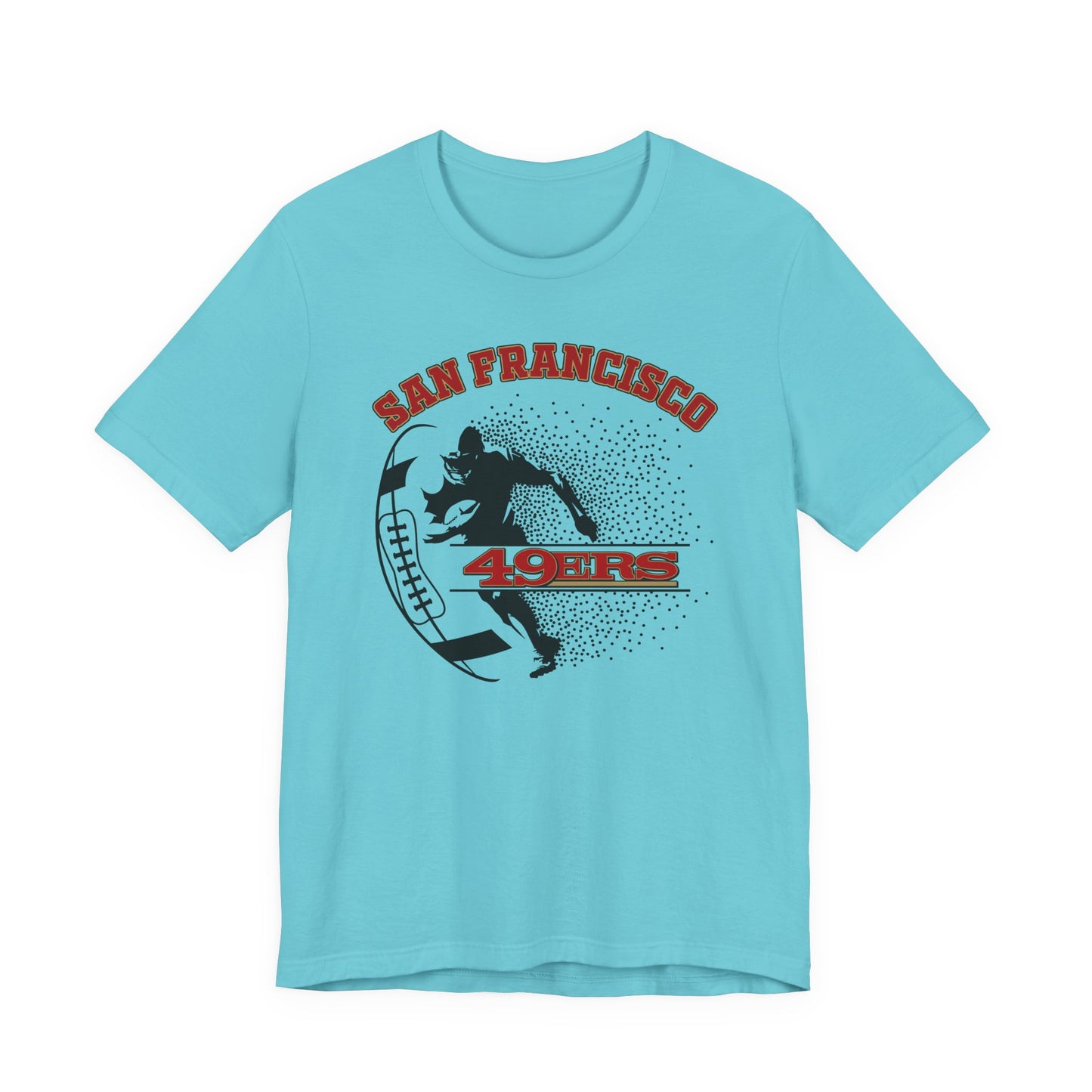 ๐ฅ Bold Red & Black Jersey Graphic Tee โ Vintage Vibes for Every Fan ๐ฏ