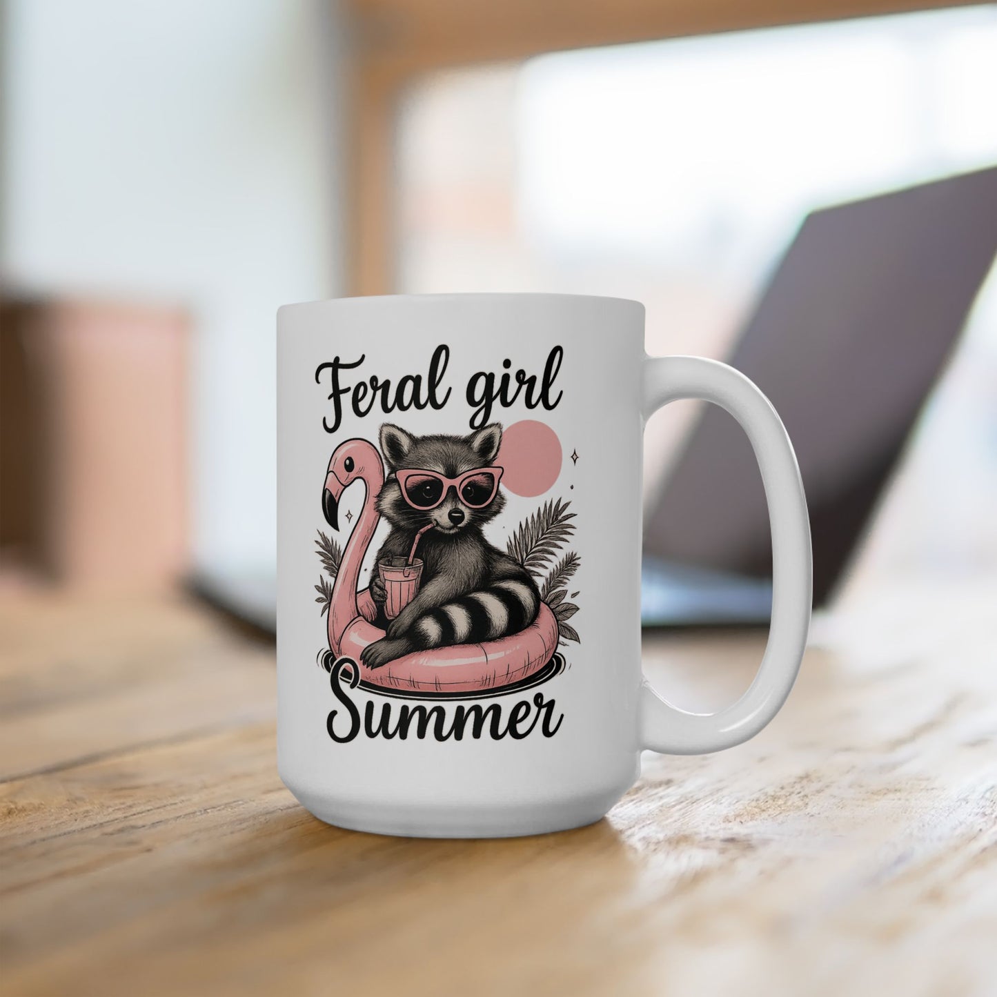 Taza de mapache de Feral Girl Summer