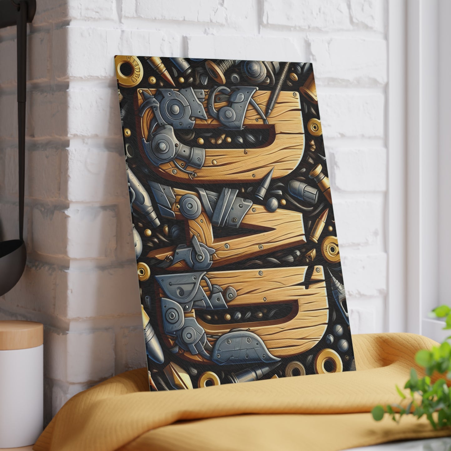 ๐ ๏ธ๐ง Dad Gear Cutting Board โ Rugged Style for the Handyman Kitchen ๐ช