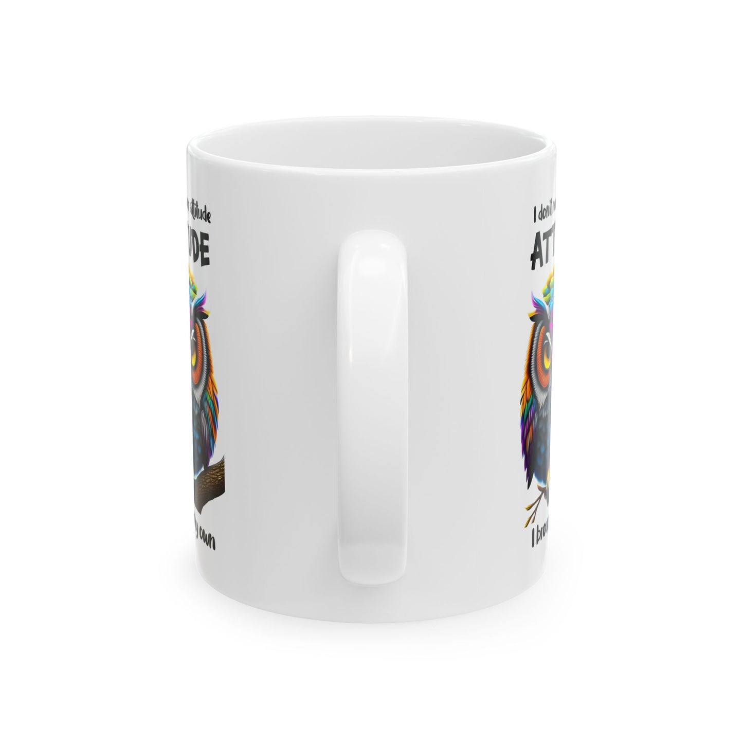 🦉 Búho colorido: taza de café vibrante para amantes de la naturaleza y noctámbulos 🌟