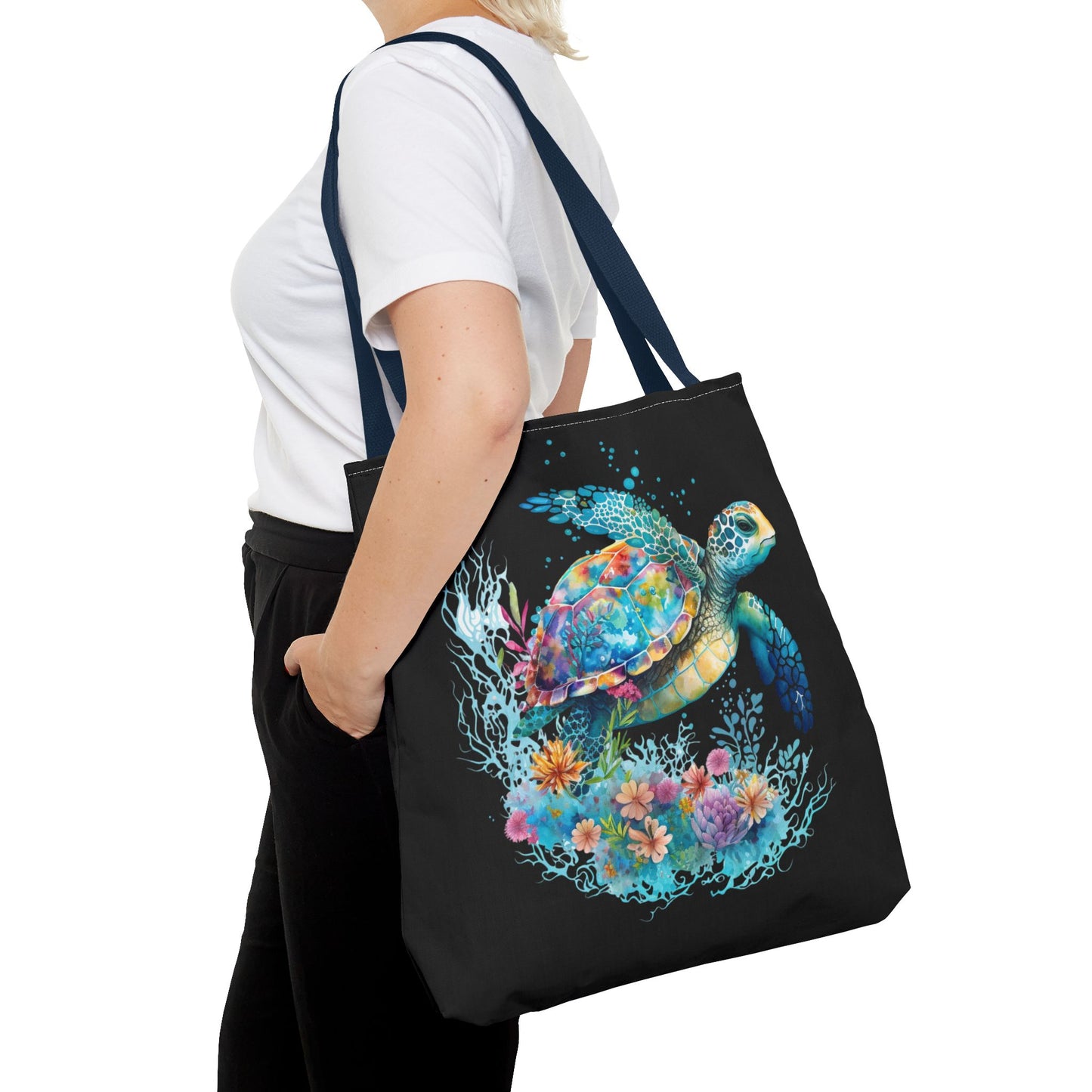 Bolso Tote de Tortuga Marina: El encanto costero se une a la funcionalidad cotidiana