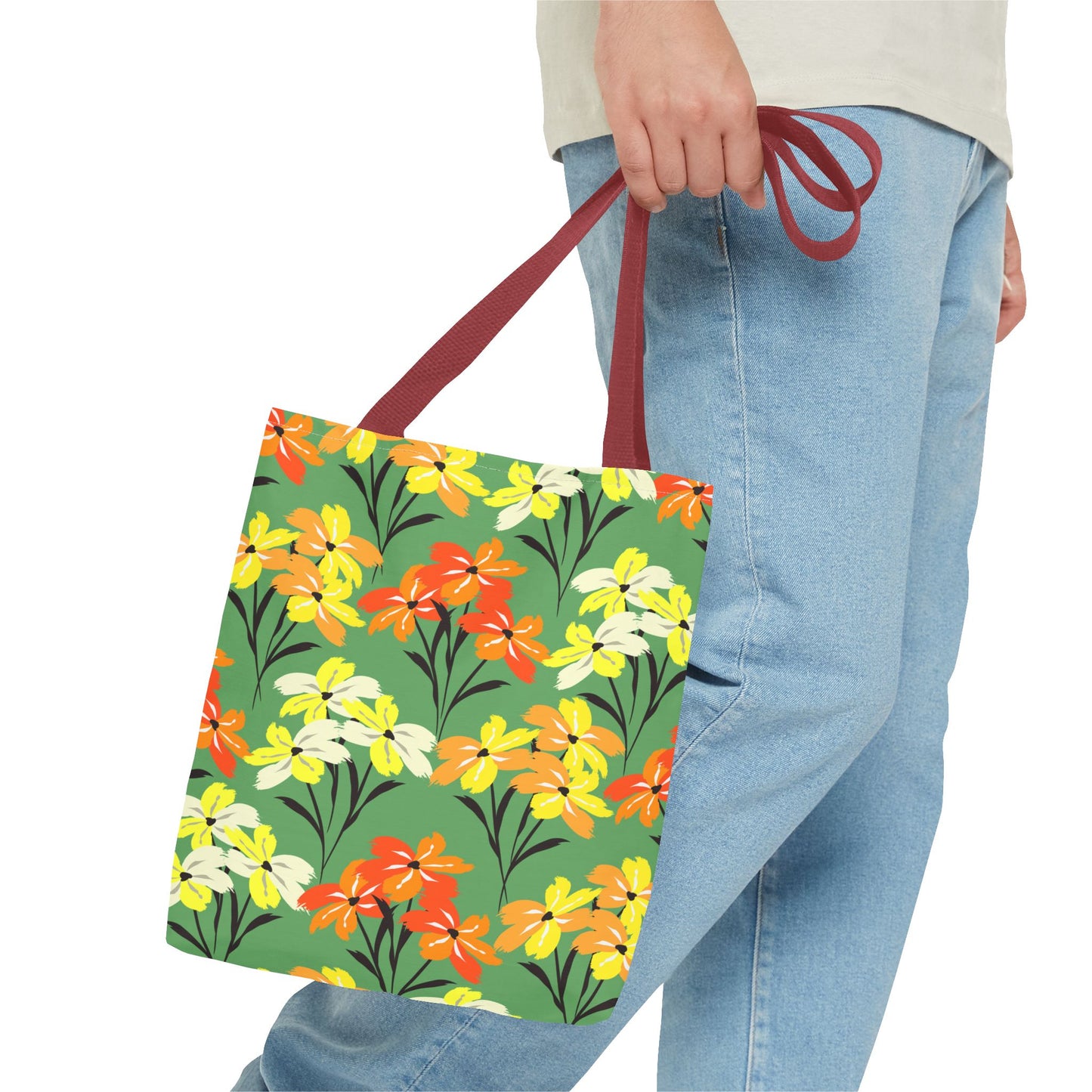 🌸 Elegante bolso tote floral: un accesorio chic y versátil para el día a día 🌿