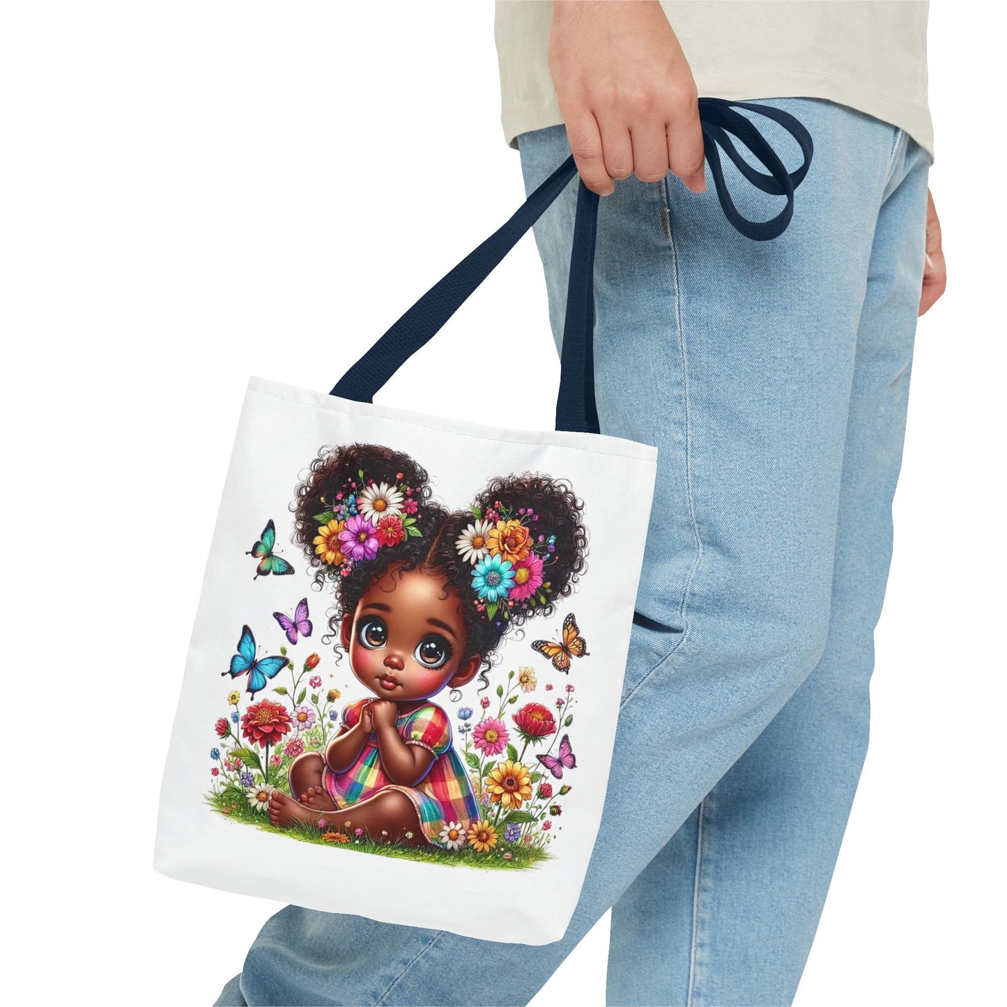 🌸 Niña de las Flores – Bolso de mano adorable y colorido para todas las edades 🌼