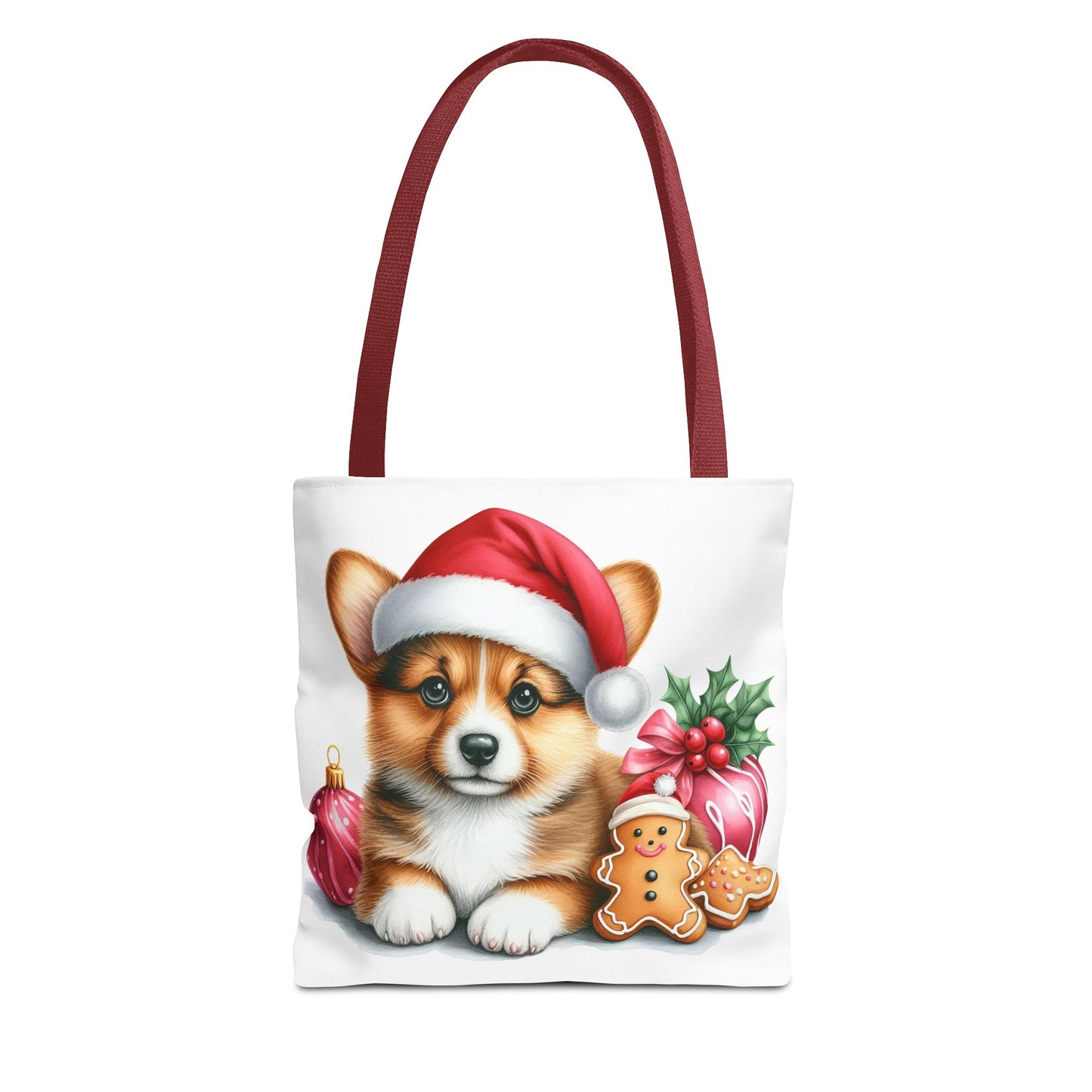 🎄 Corgi Christmas Cookie Tote – Sweet Holiday Charm for Dog Lovers 🐾