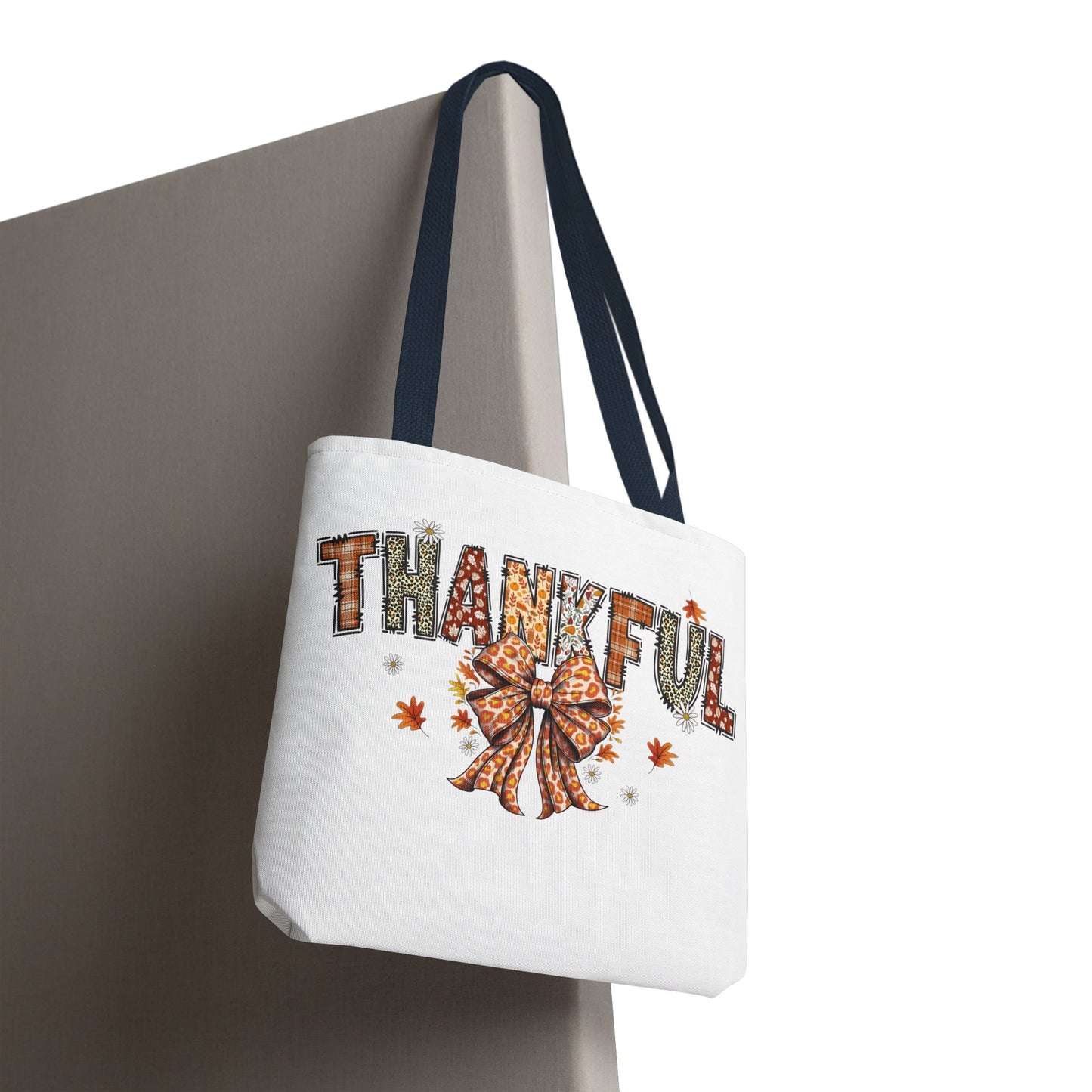 🧡 Thankful Tote Bag – Leopard Prints & Autumn Vibes in One Cozy Carryall 🍁