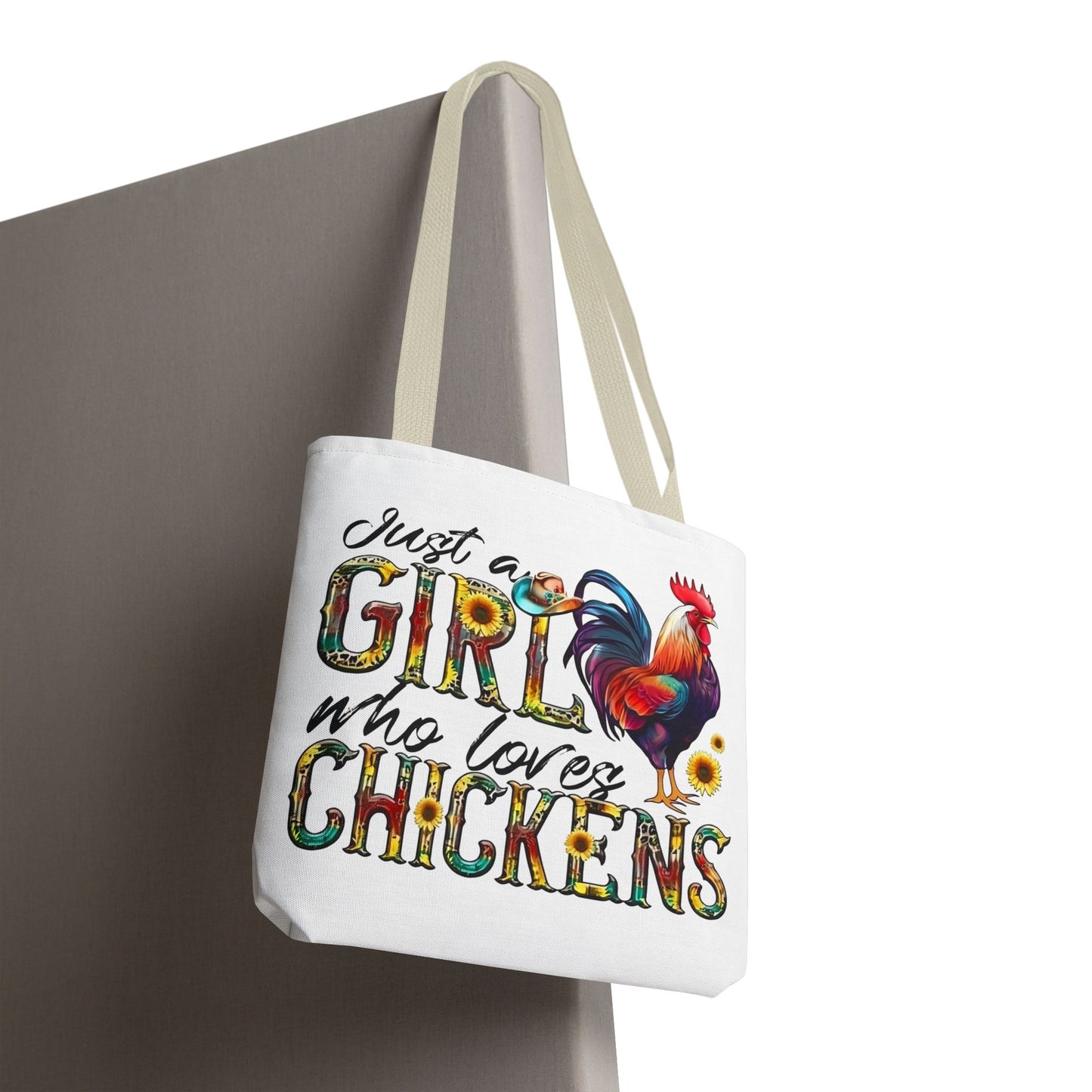 🐔 Solo una chica que ama las gallinas: Bolsa de tela estilo granja para amantes de las gallinas