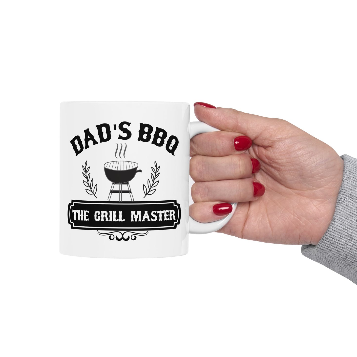🔥☕ DAD'S BBQ – The Grill Master Coffee Mug (11oz & 15oz) ☕🔥