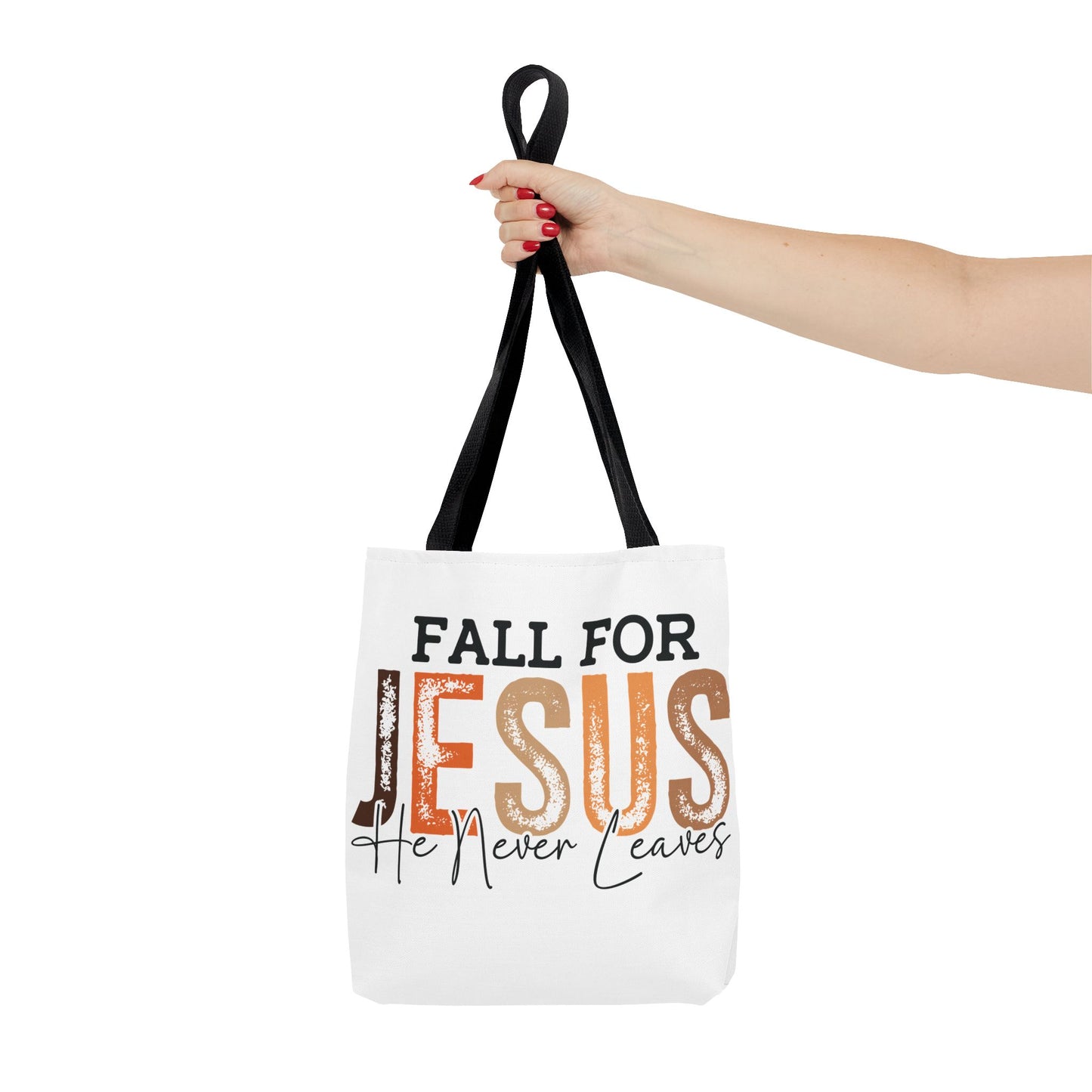 🙏 Fall for Jesus Tote Bag – Faith, Style & Autumn Charm 🍂👜