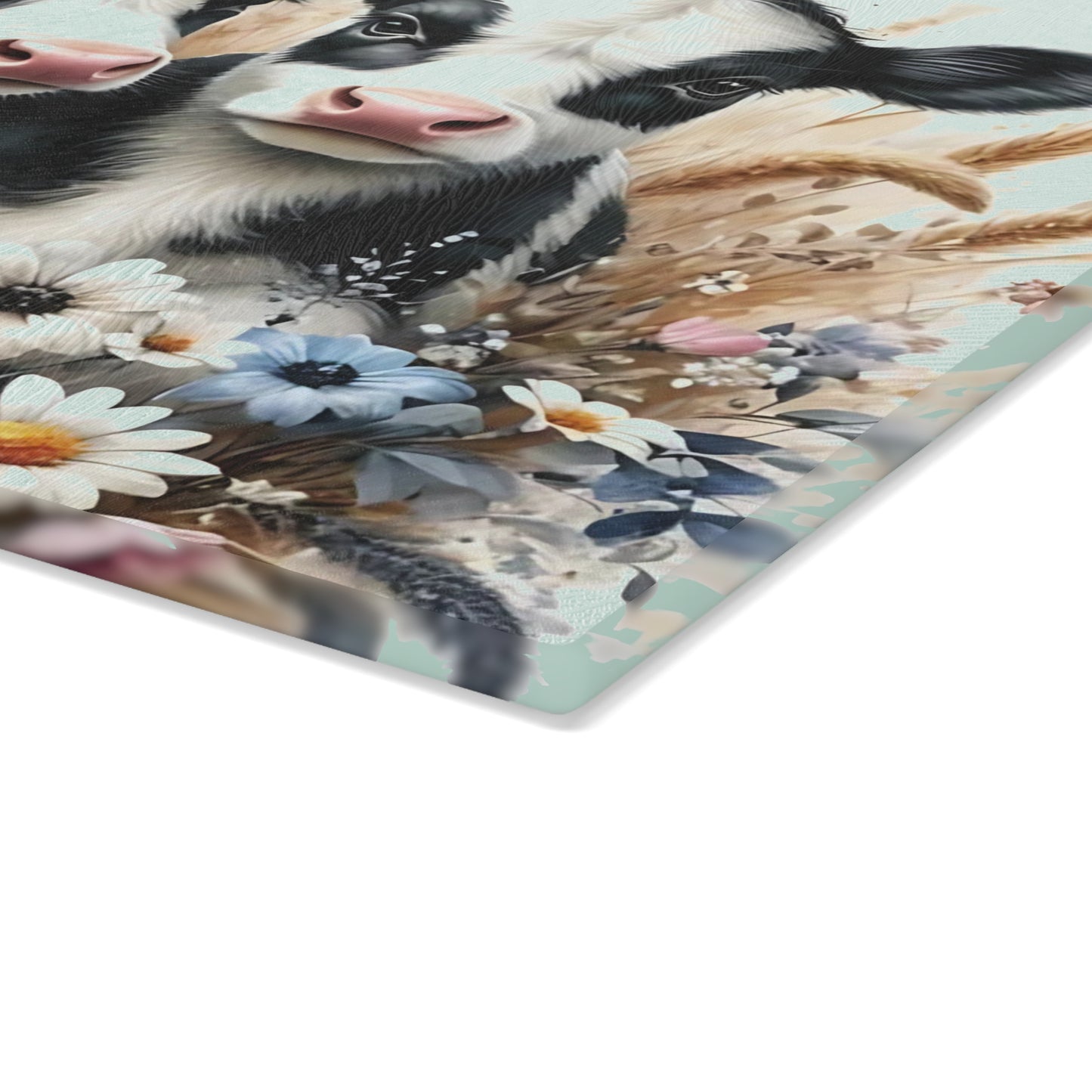🐄 Adorable Calf Duo Cutting Board – Country Charm for Your Kitchen 🐄