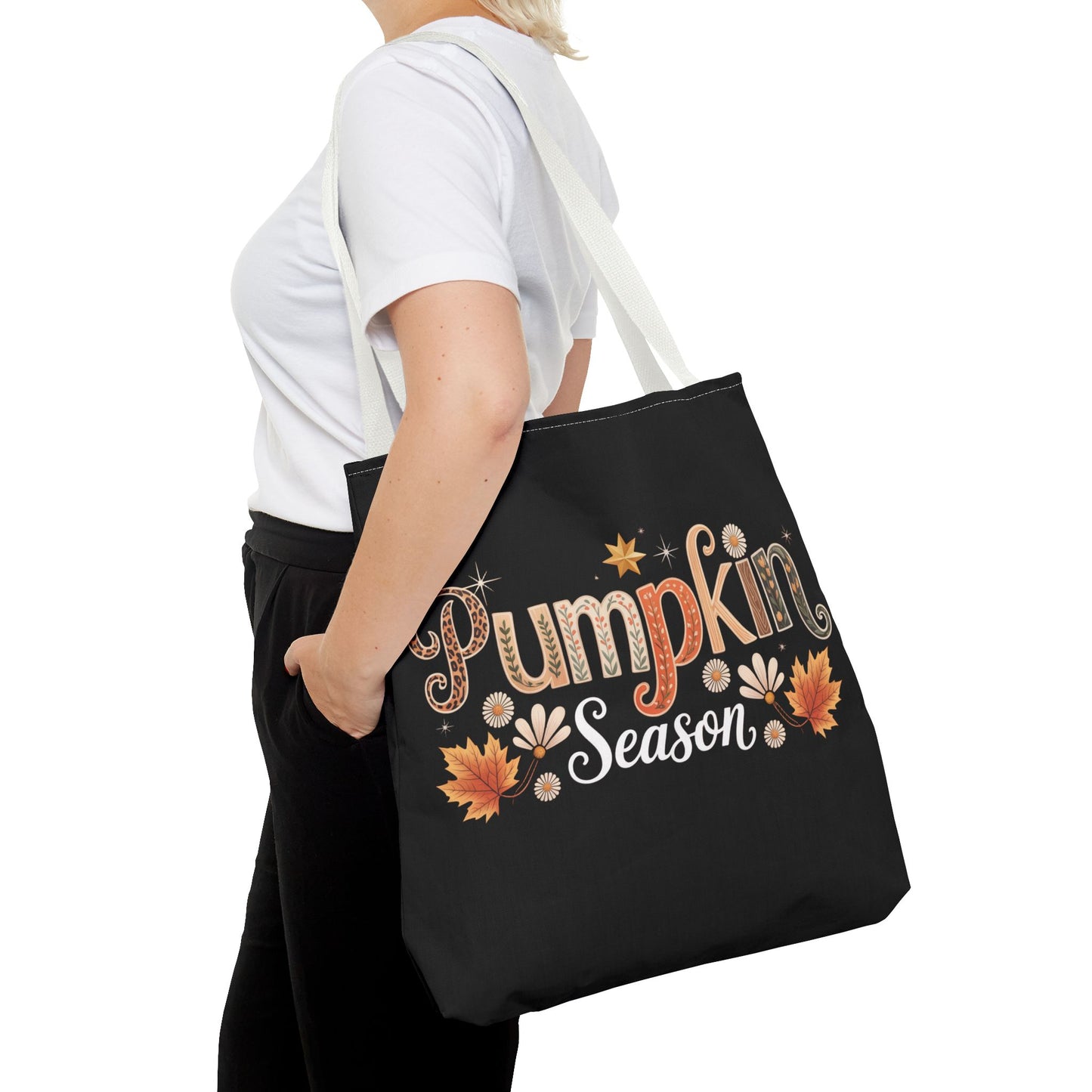 ๐ Pumpkin Season Tote Bag โ Autumn Vibes You Can Carry ๐๐