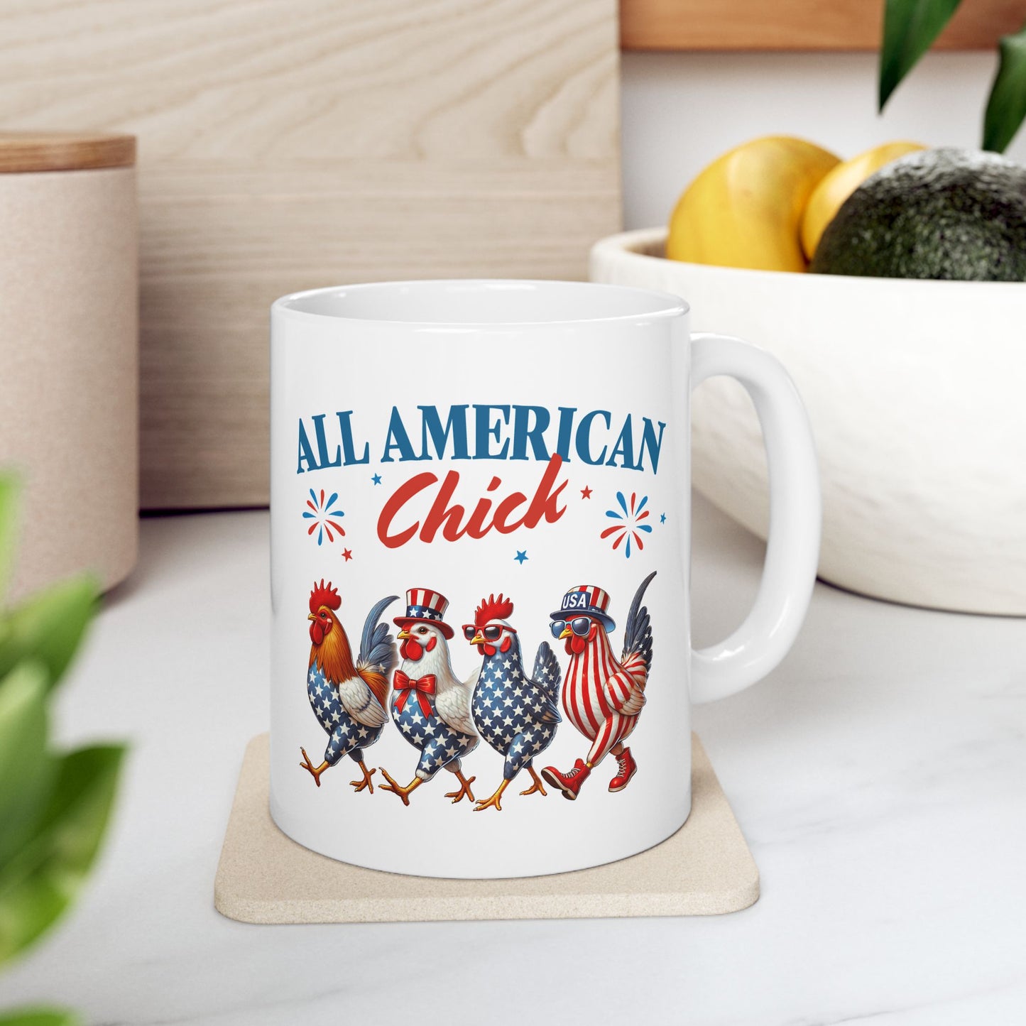 USA All American Chick – 4th of July Mug