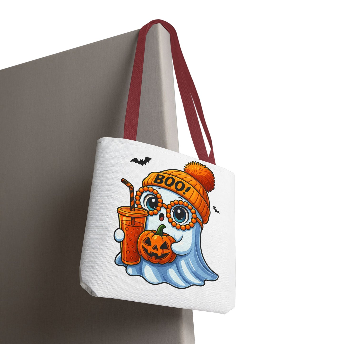 ๐ป Boo-tiful Ghost Tote Bag โ Spooky Cute Halloween Vibes ๐๐