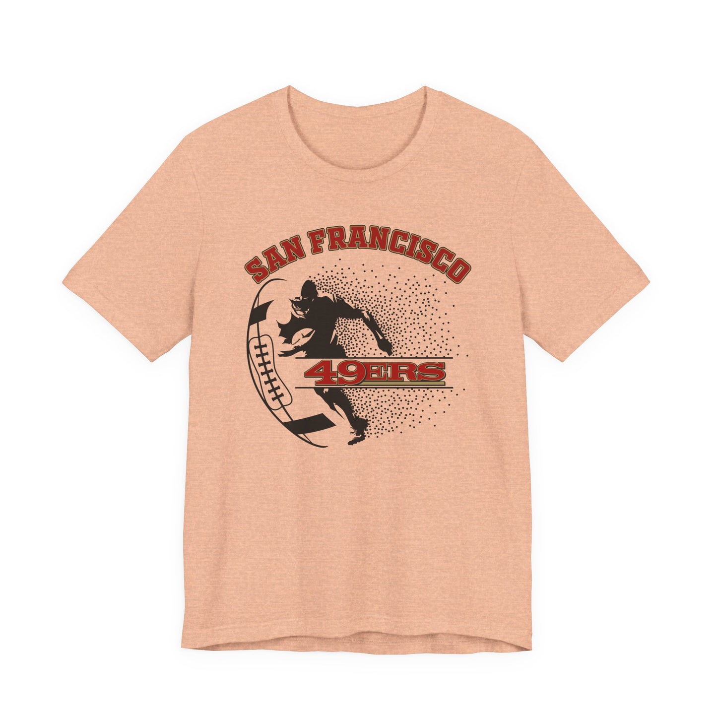 ๐ฅ Bold Red & Black Jersey Graphic Tee โ Vintage Vibes for Every Fan ๐ฏ