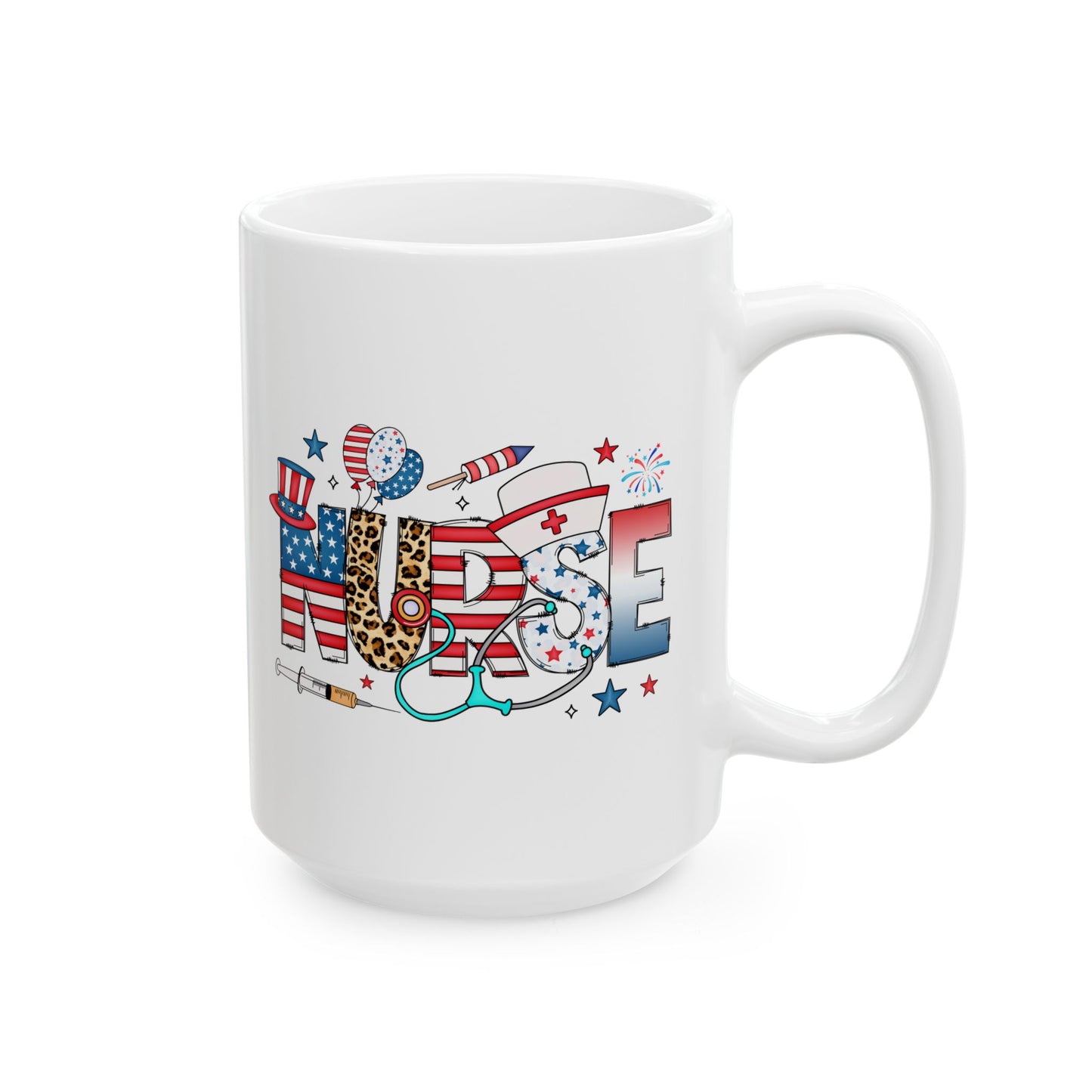 Taza de Enfermera Estadounidense de EE. UU.: ¡Un homenaje patriótico a nuestros héroes de la salud! 🩺