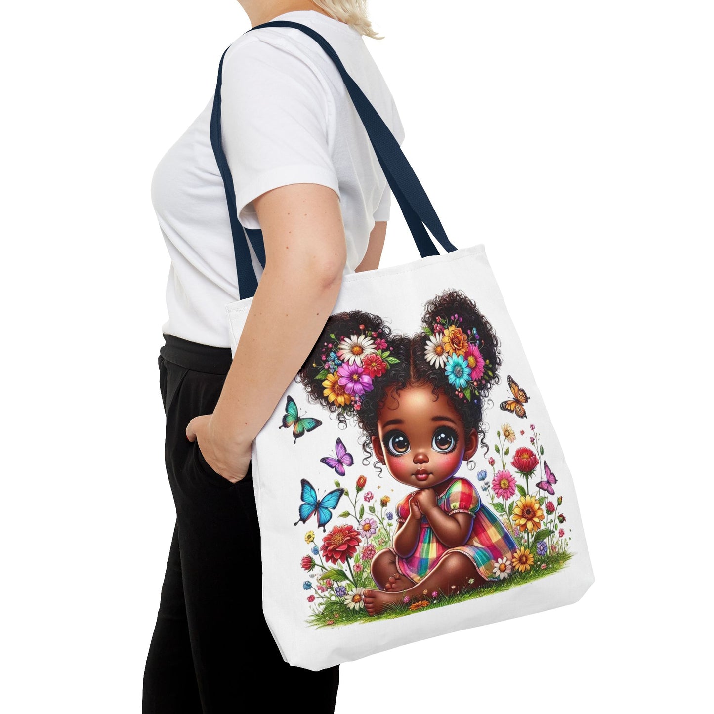 🌸 Niña de las Flores – Bolso de mano adorable y colorido para todas las edades 🌼