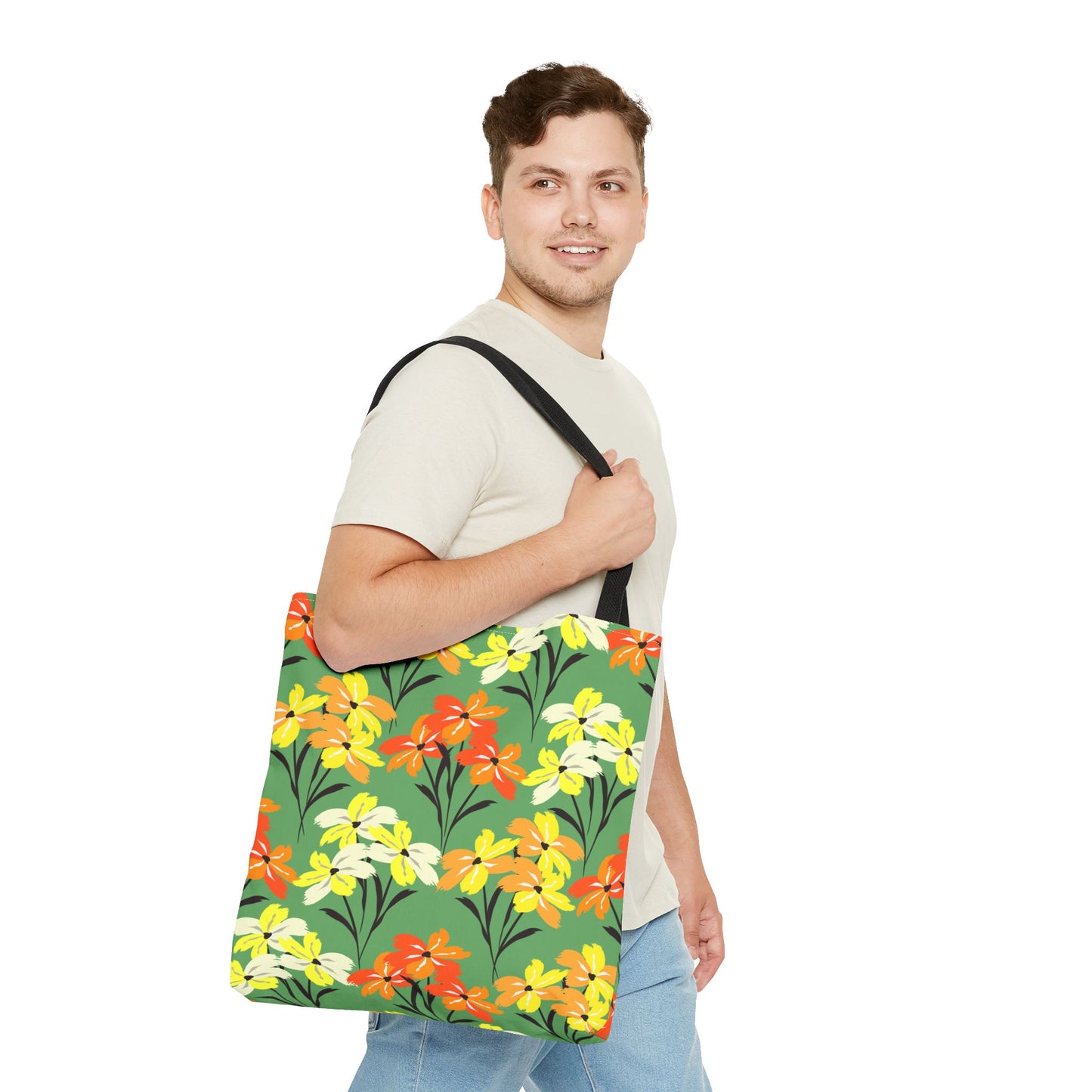 🌸 Elegante bolso tote floral: un accesorio chic y versátil para el día a día 🌿
