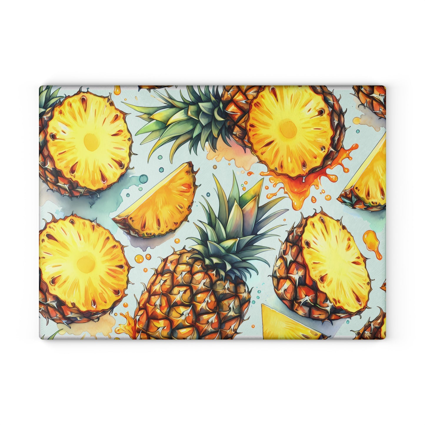 Tabla de cortar con diseño de piña: un toque isleño y jugoso para tu cocina