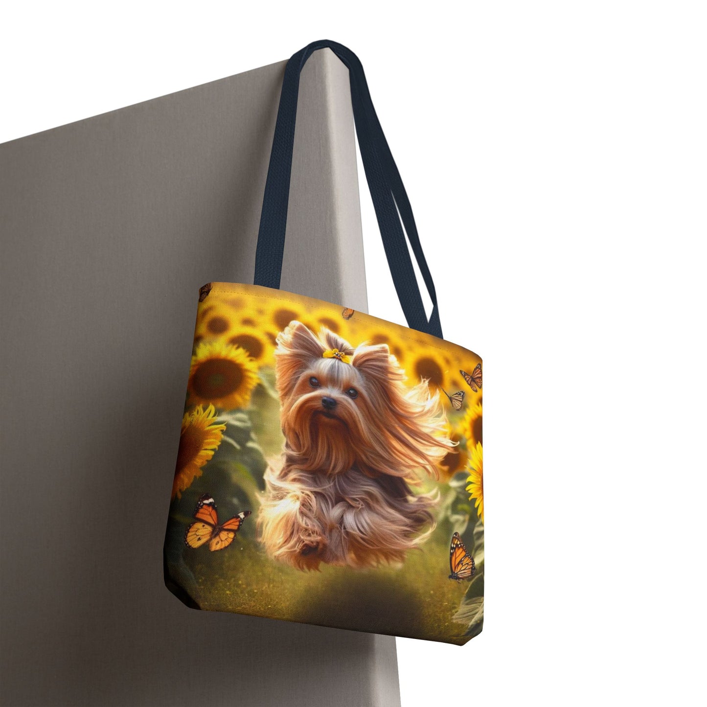 Adorable bolso de mano Yorkie: ¡perfecto para los amantes de los perros en movimiento!