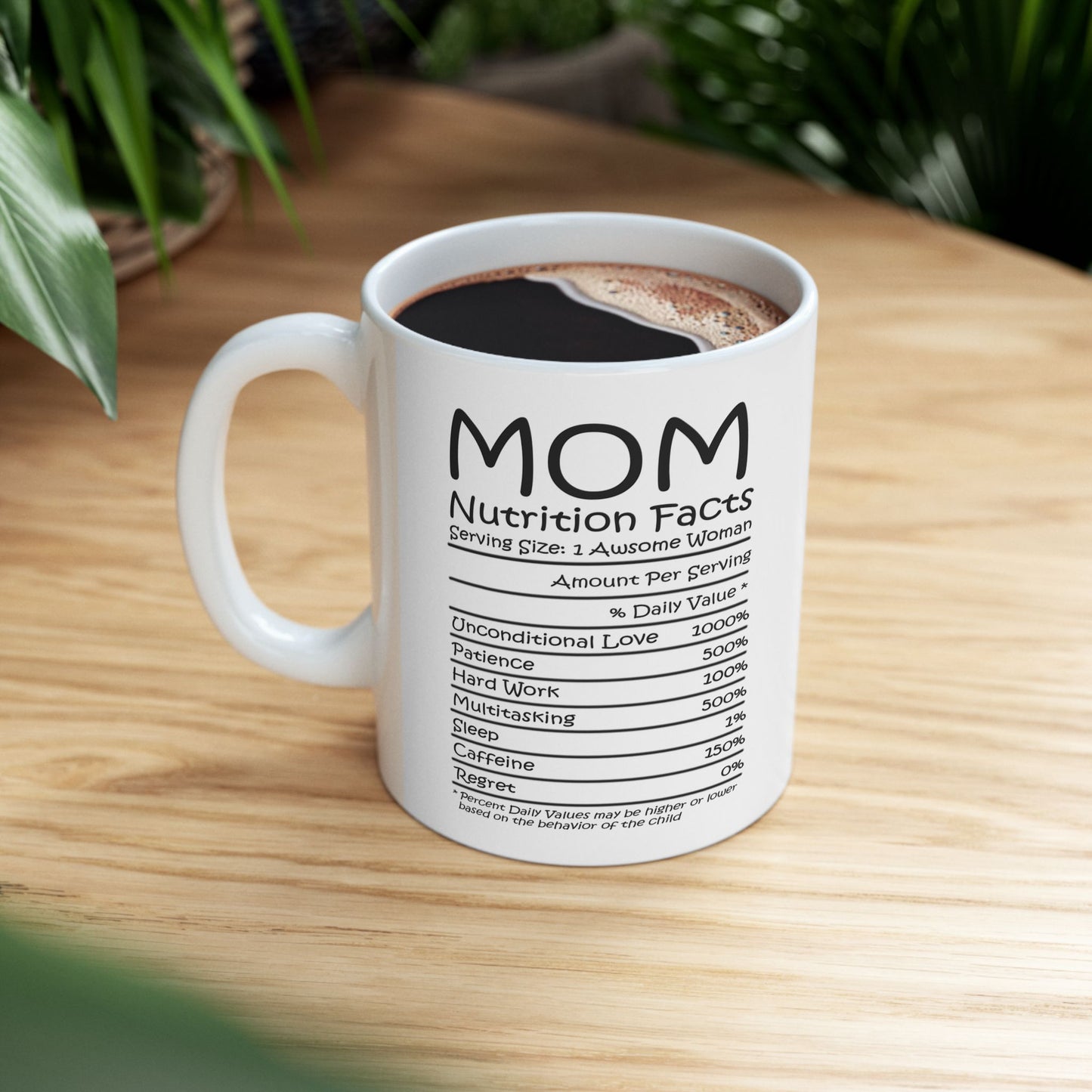 Taza de café con la mejor mamá del mundo, regalo del día de la madre, taza de agradecimiento a la mamá, linda taza de cerámica para mamá, regalo para ella, taza de vida de mamá, regalo considerado para mamá.