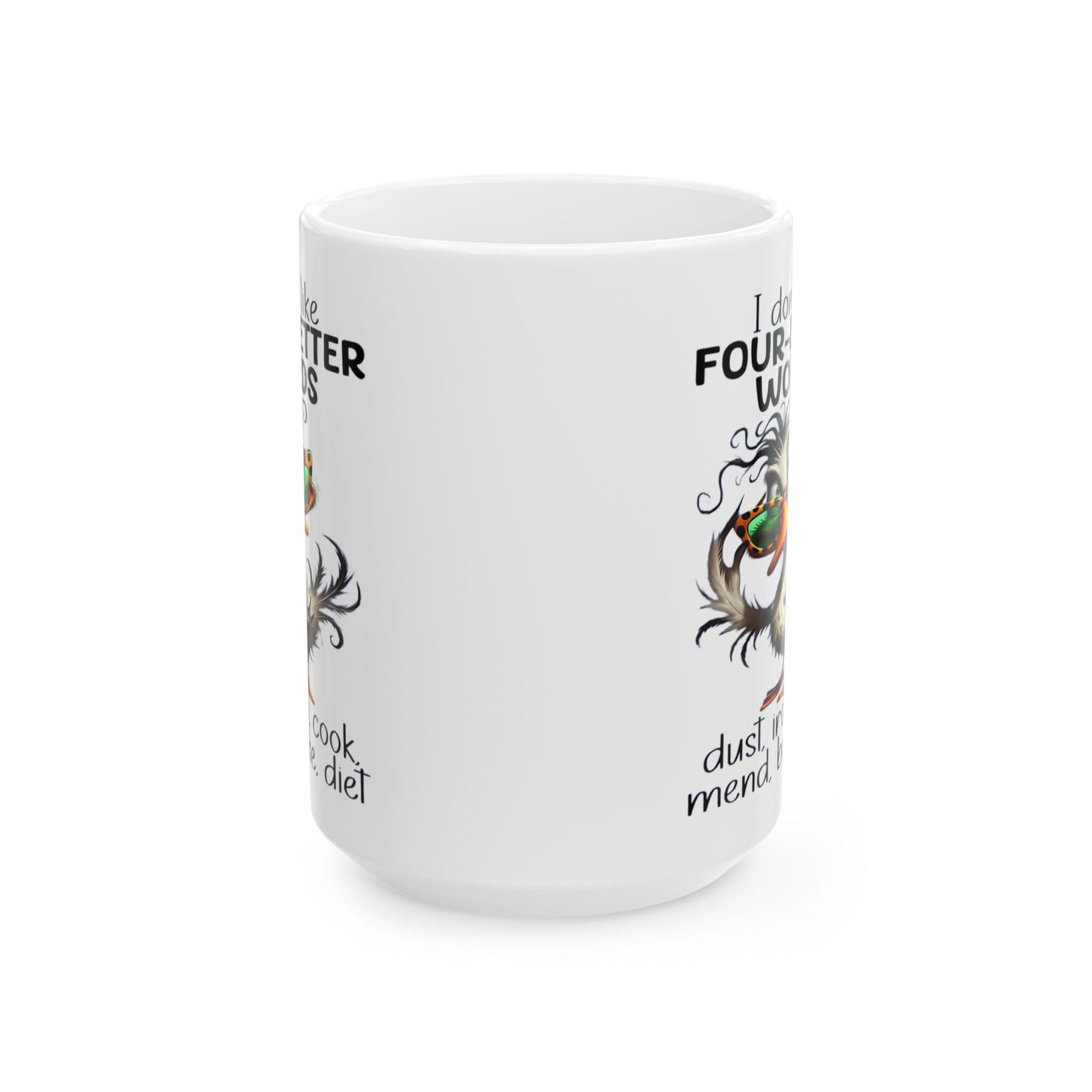 ☕ Taza de café Sassy Duck “Palabras de cuatro letras”: ¡un regalo divertido y con actitud!