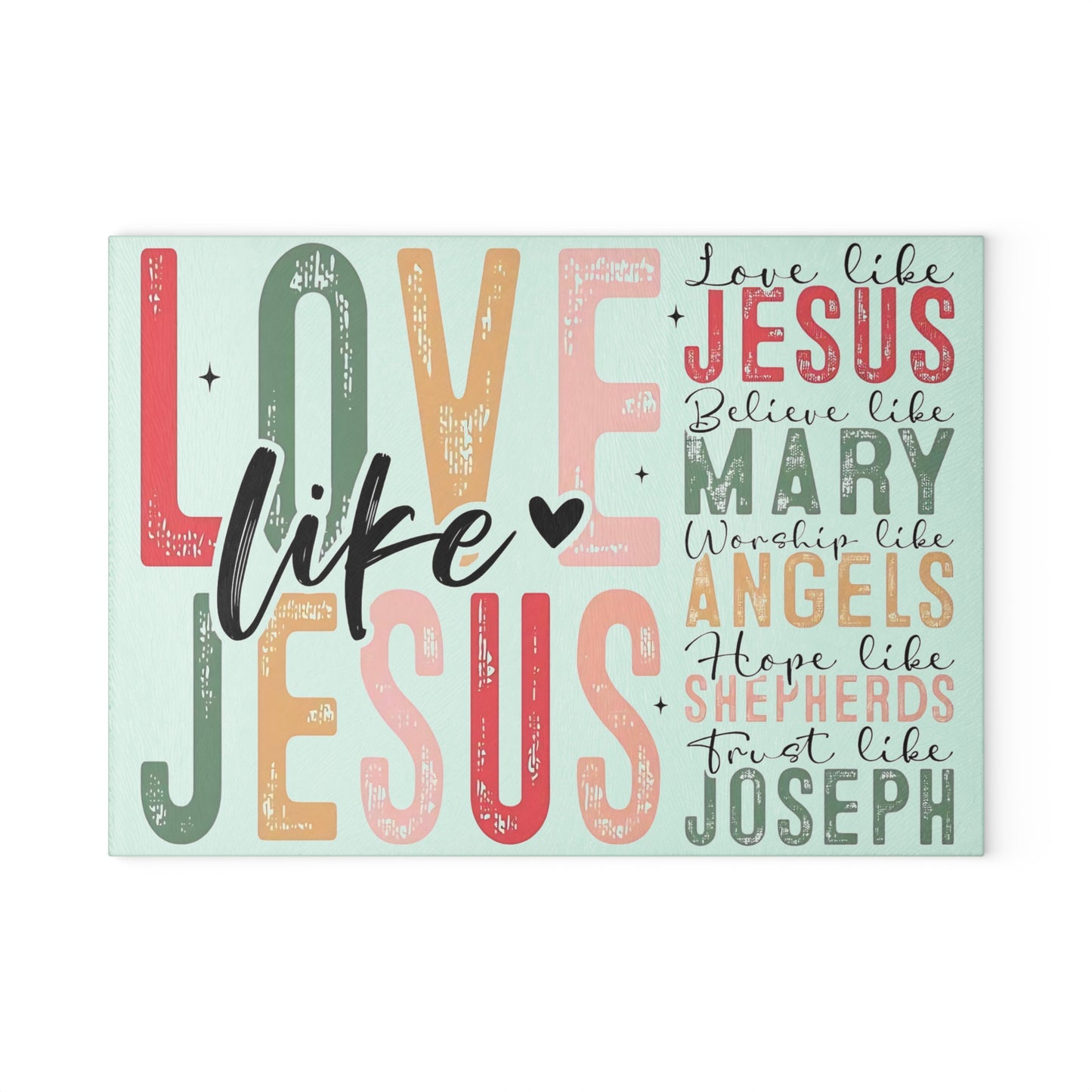 Tabla de cortar inspiradora, tabla de cortar de vidrio templado, tabla de charcutería, tabla de cortar, regalo de inauguración de la casa, tabla de cortar personalizada, Biblia