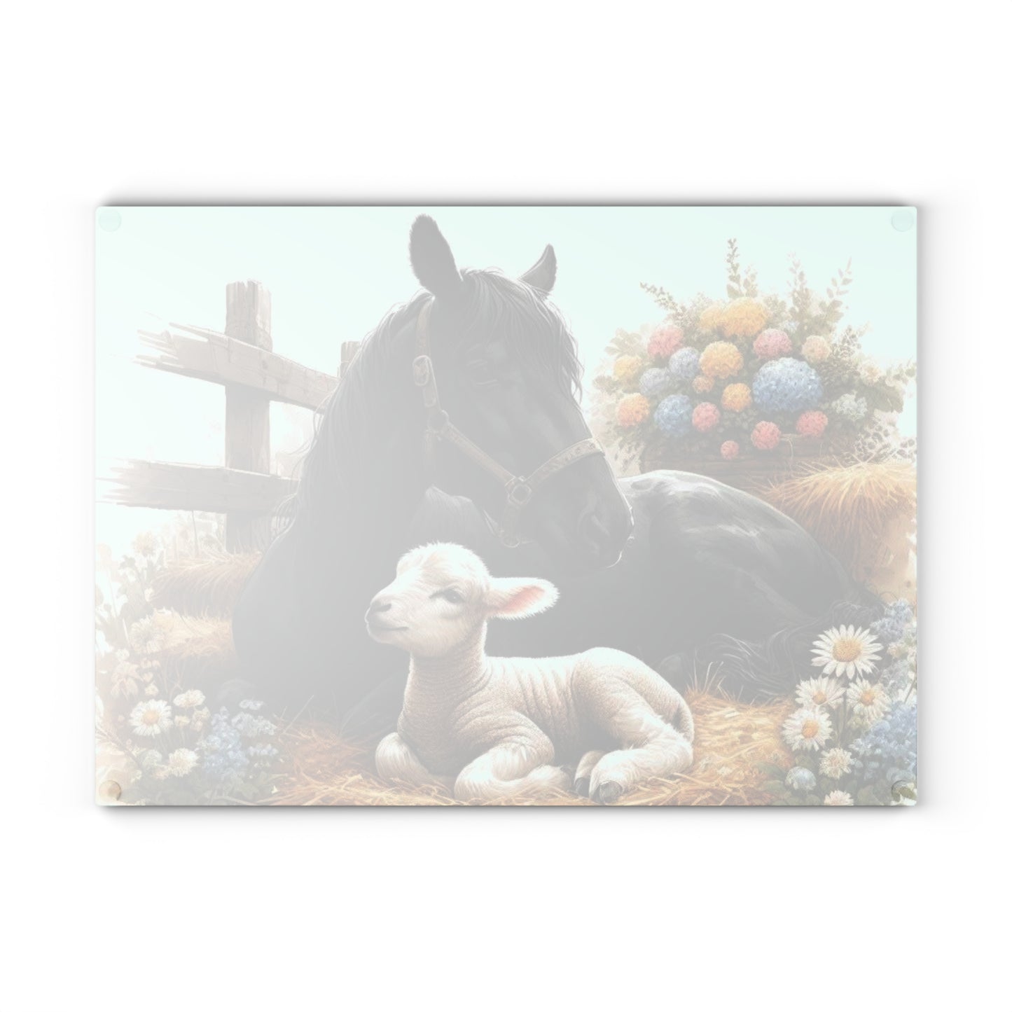 Horse cutting board, farm life decor, farmhouse design, nature-inspired gift, horse lover gift, rustic home accents Charcuterie Board, Lamb