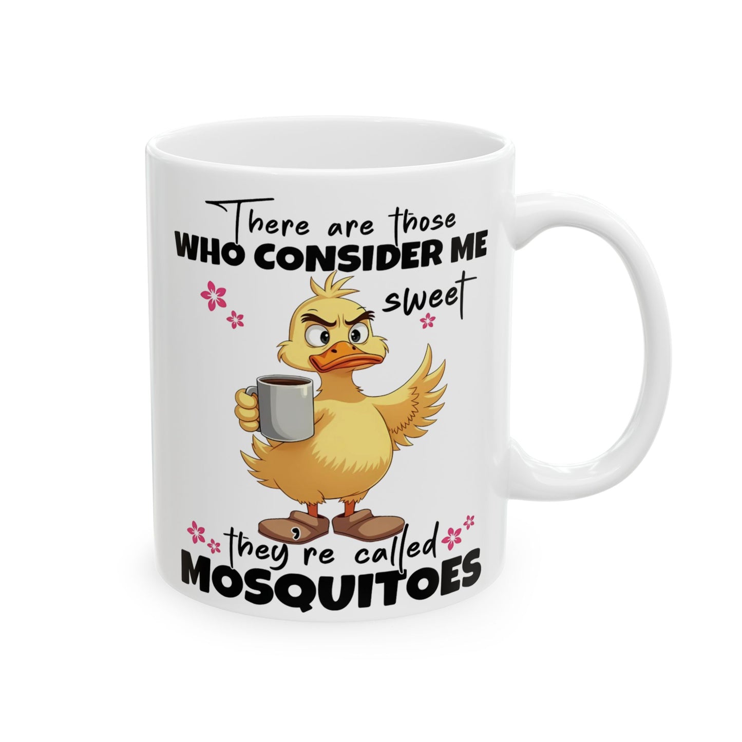 Taza de café con forma de pato “Considérame dulce”: ¡humor atrevido en cada sorbo!