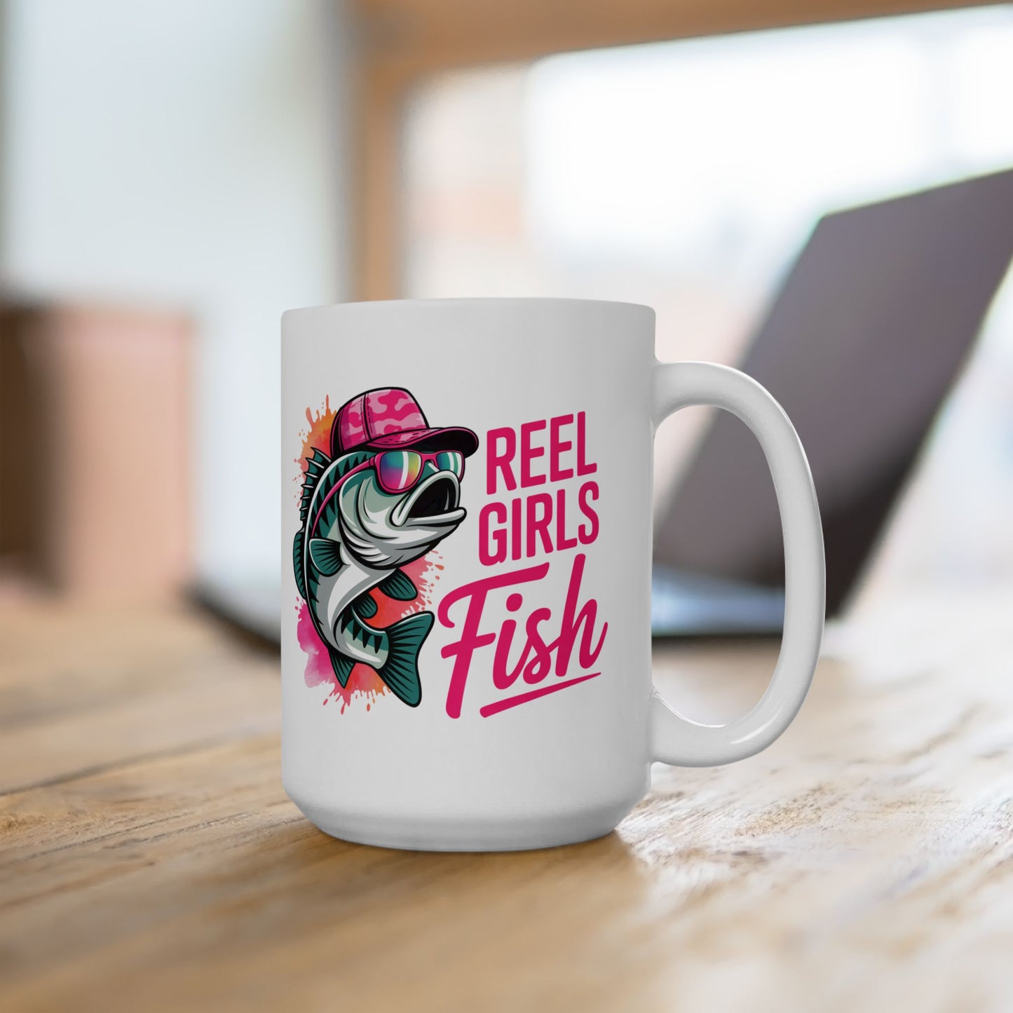 🎣 Reel Girls Fish Mug – Fierce, Fun & Full of Sass 💕🐟