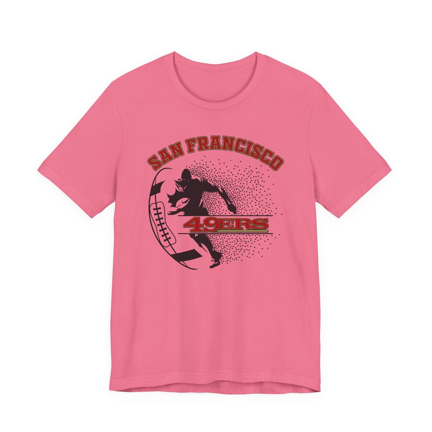 ๐ฅ Bold Red & Black Jersey Graphic Tee โ Vintage Vibes for Every Fan ๐ฏ