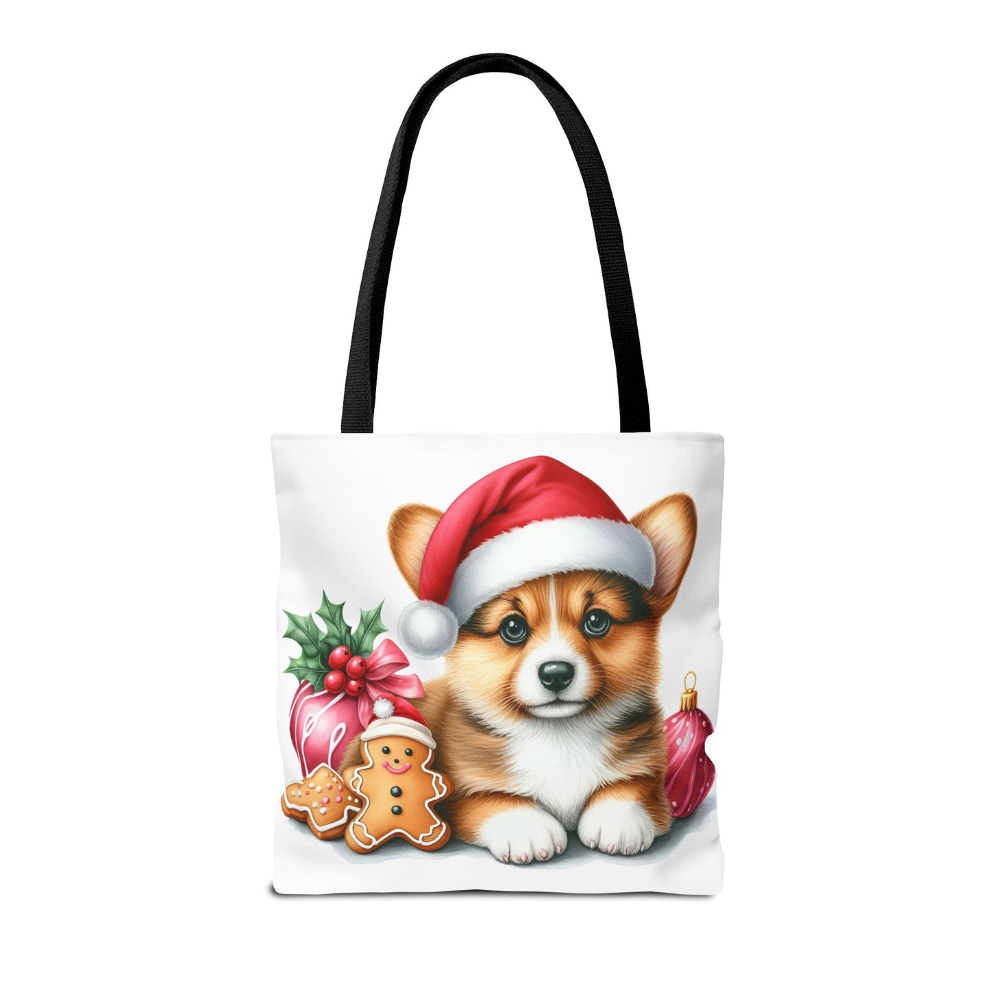 🎄 Corgi Christmas Cookie Tote – Sweet Holiday Charm for Dog Lovers 🐾