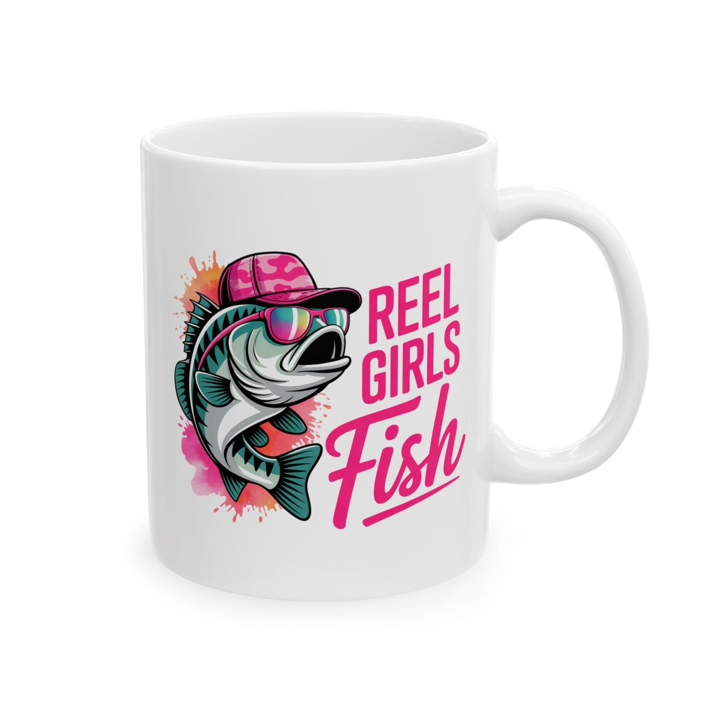 🎣 Reel Girls Fish Mug – Fierce, Fun & Full of Sass 💕🐟