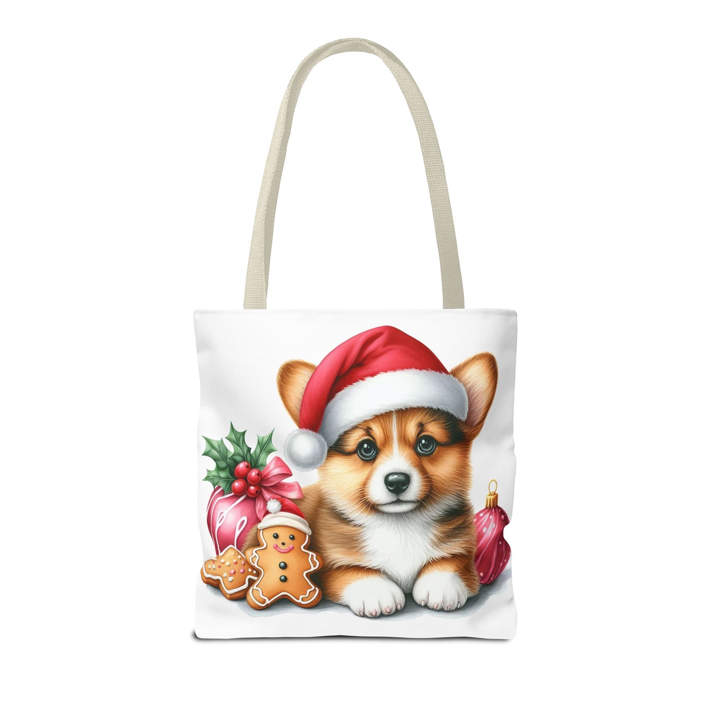🎄 Corgi Christmas Cookie Tote – Sweet Holiday Charm for Dog Lovers 🐾