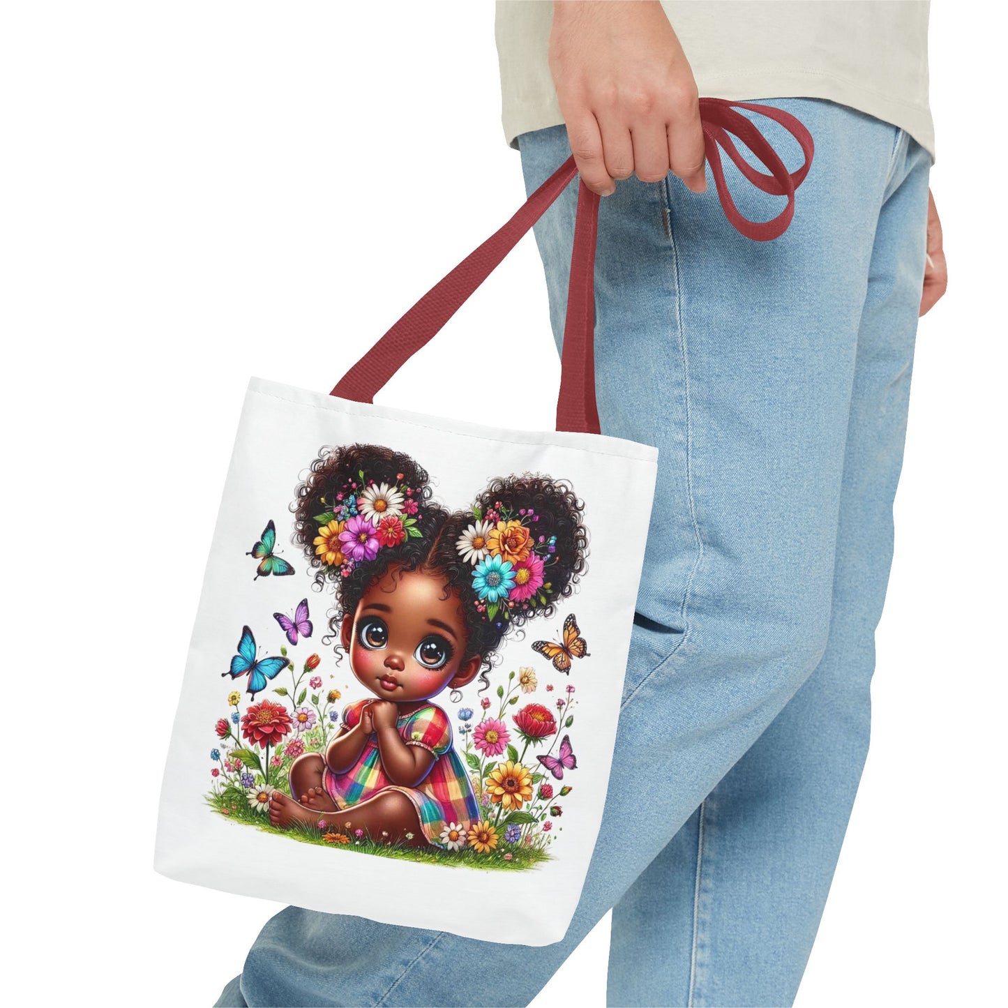 🌸 Niña de las Flores – Bolso de mano adorable y colorido para todas las edades 🌼
