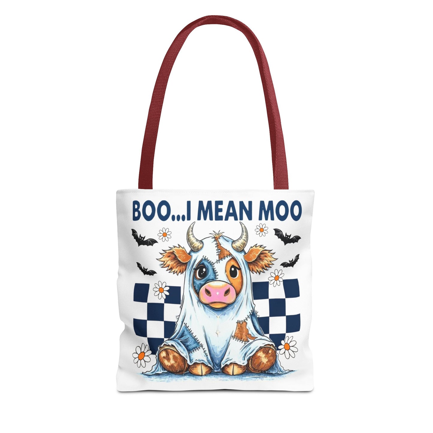 ๐ฎ Boo... I Mean Moo Cow Halloween Tote Bag โ Spooky Cute Farmhouse Fun ๐ป๐