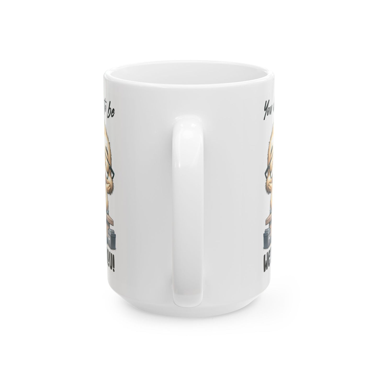 🖊️ Te capacitaremos: divertida taza de café con forma de pato para compañeros de trabajo y travesuras de oficina ☕