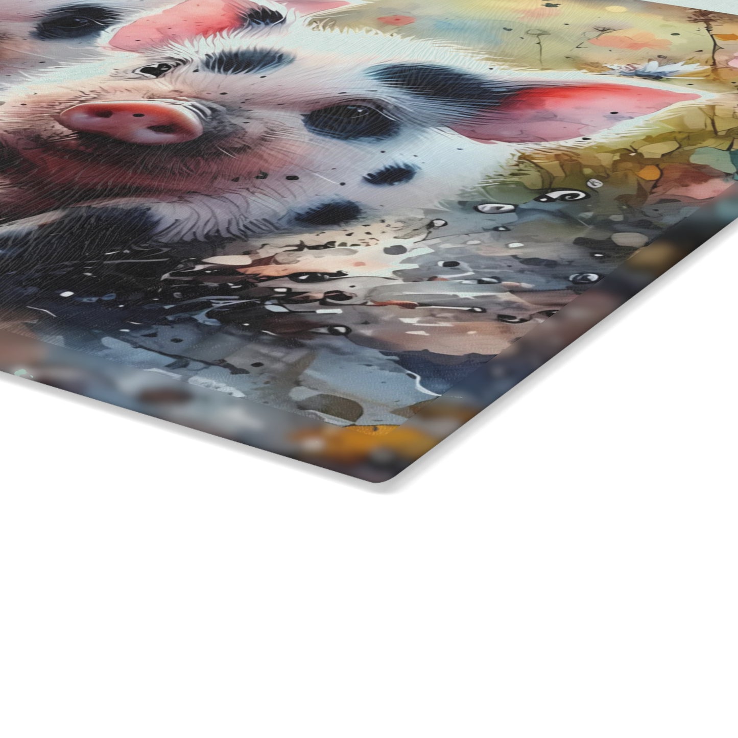 🐷🌼 Spotted Piglets Cutting Board – Playful Farmhouse Charm for Your Kitchen 🌼🐷
