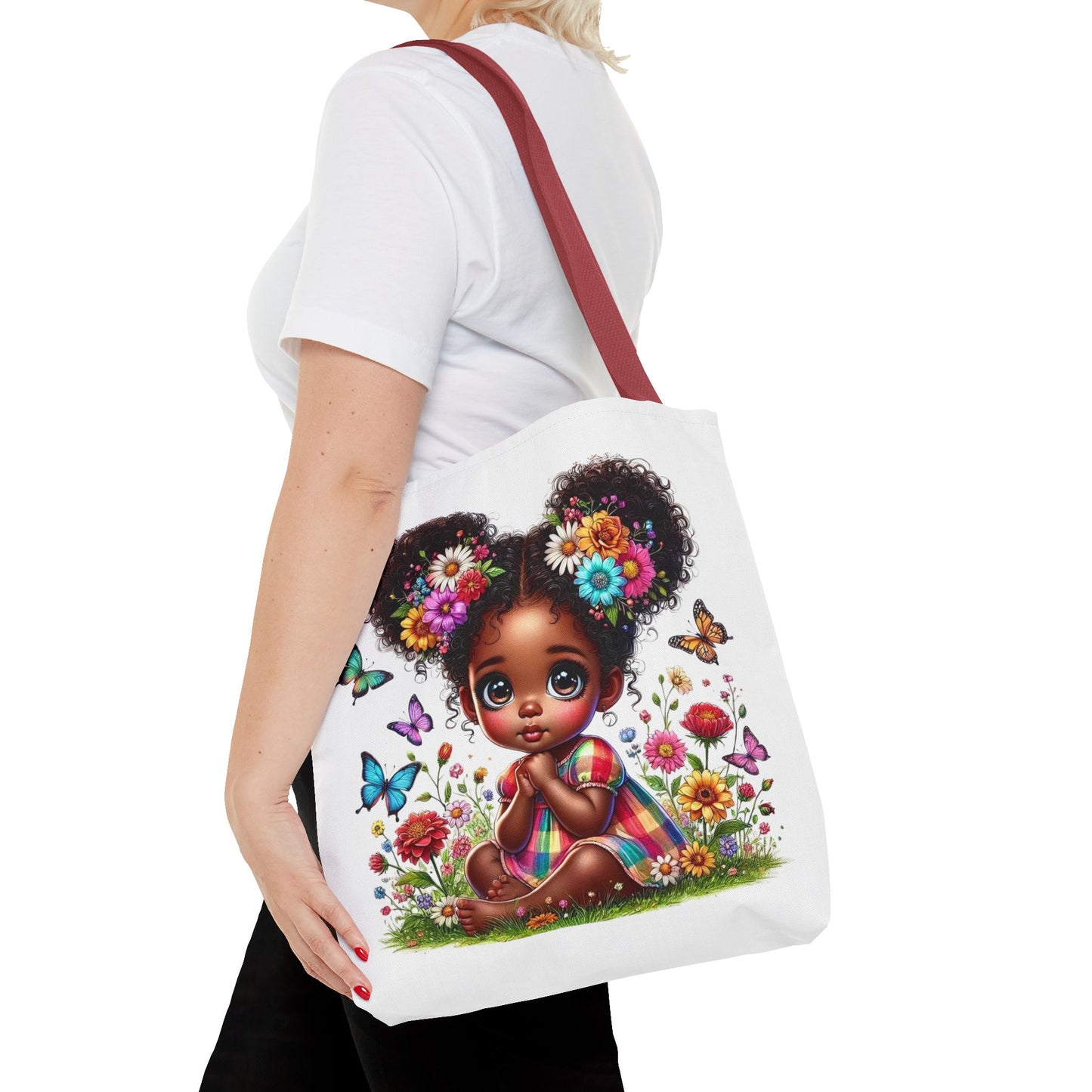🌸 Niña de las Flores – Bolso de mano adorable y colorido para todas las edades 🌼