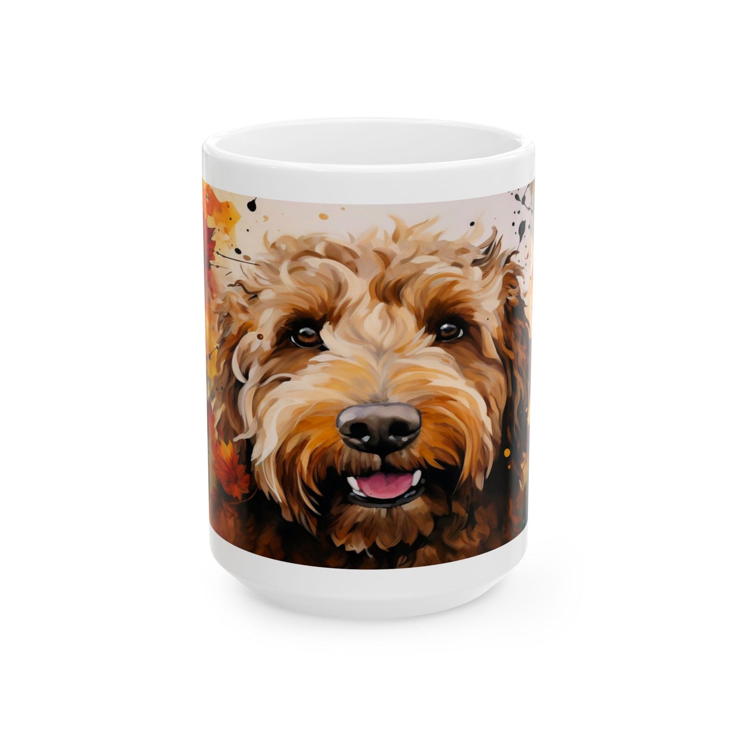 Taza de Labradoodle: ¡Un toque colorido de alegría y amor!
