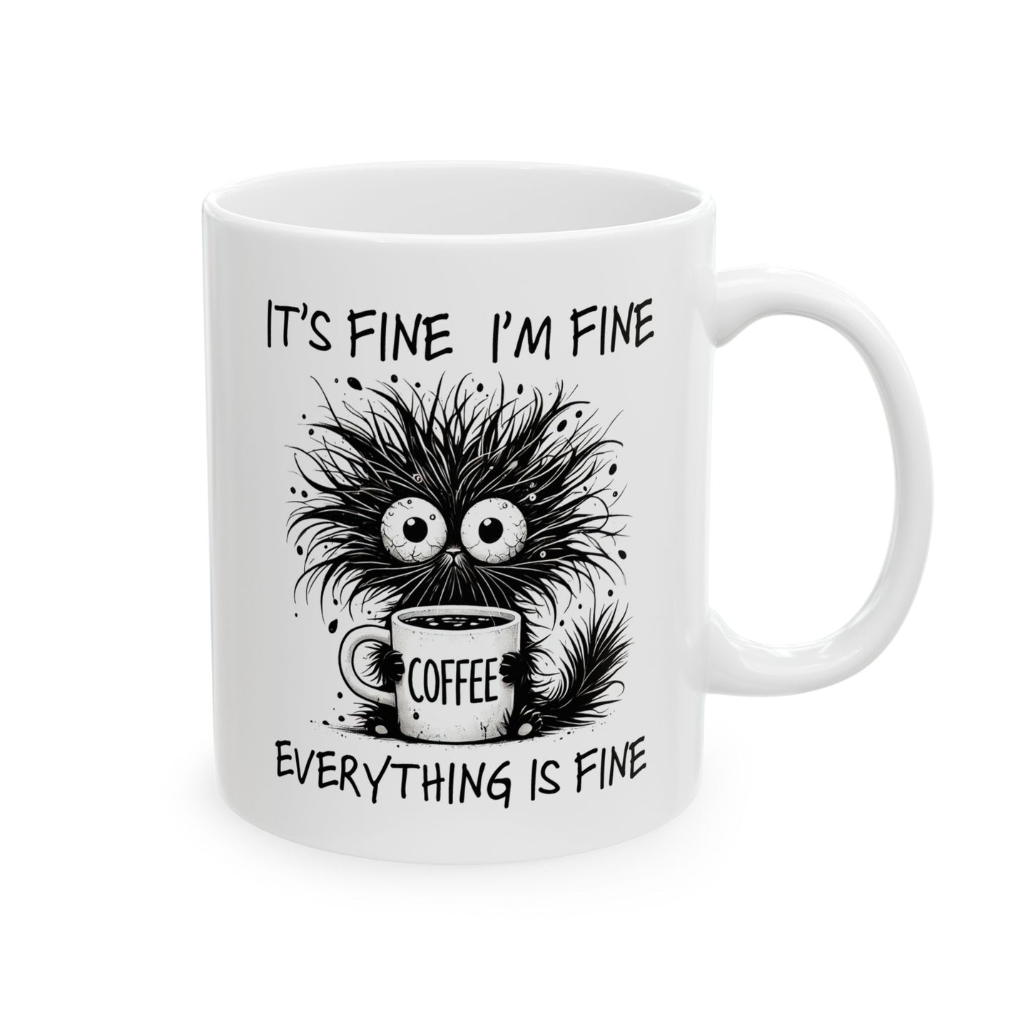 ☕ "Está bien" – Taza divertida para amantes del café y del humor