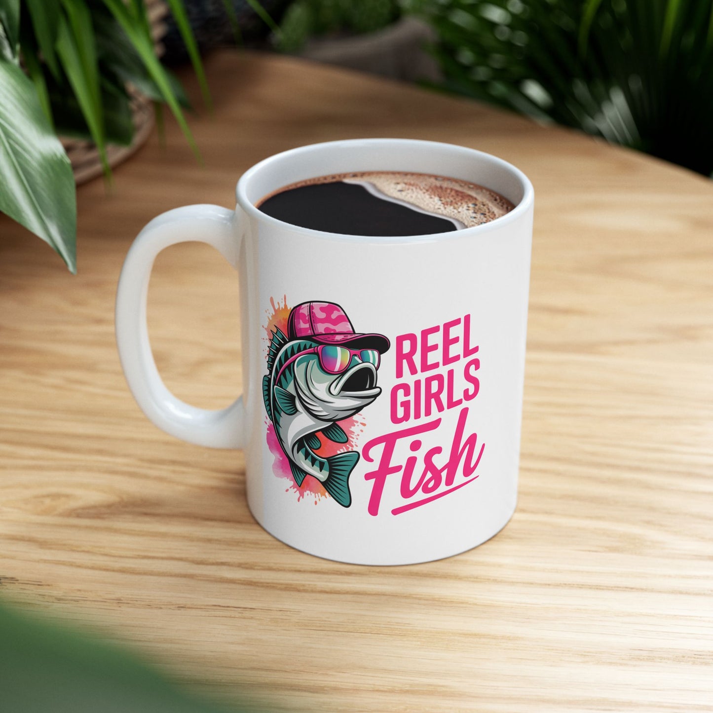 🎣 Reel Girls Fish Mug – Fierce, Fun & Full of Sass 💕🐟