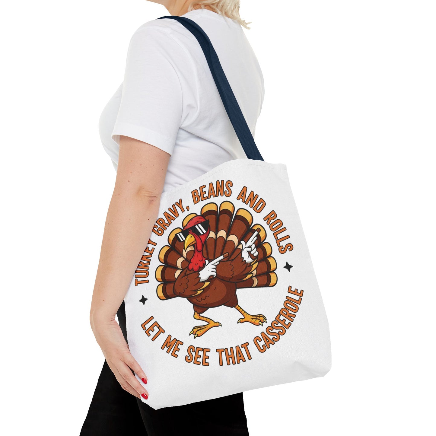 🦃 Thanksgiving Turkey Tote Bag – Let Me See That Casserole Style 🍠🎶