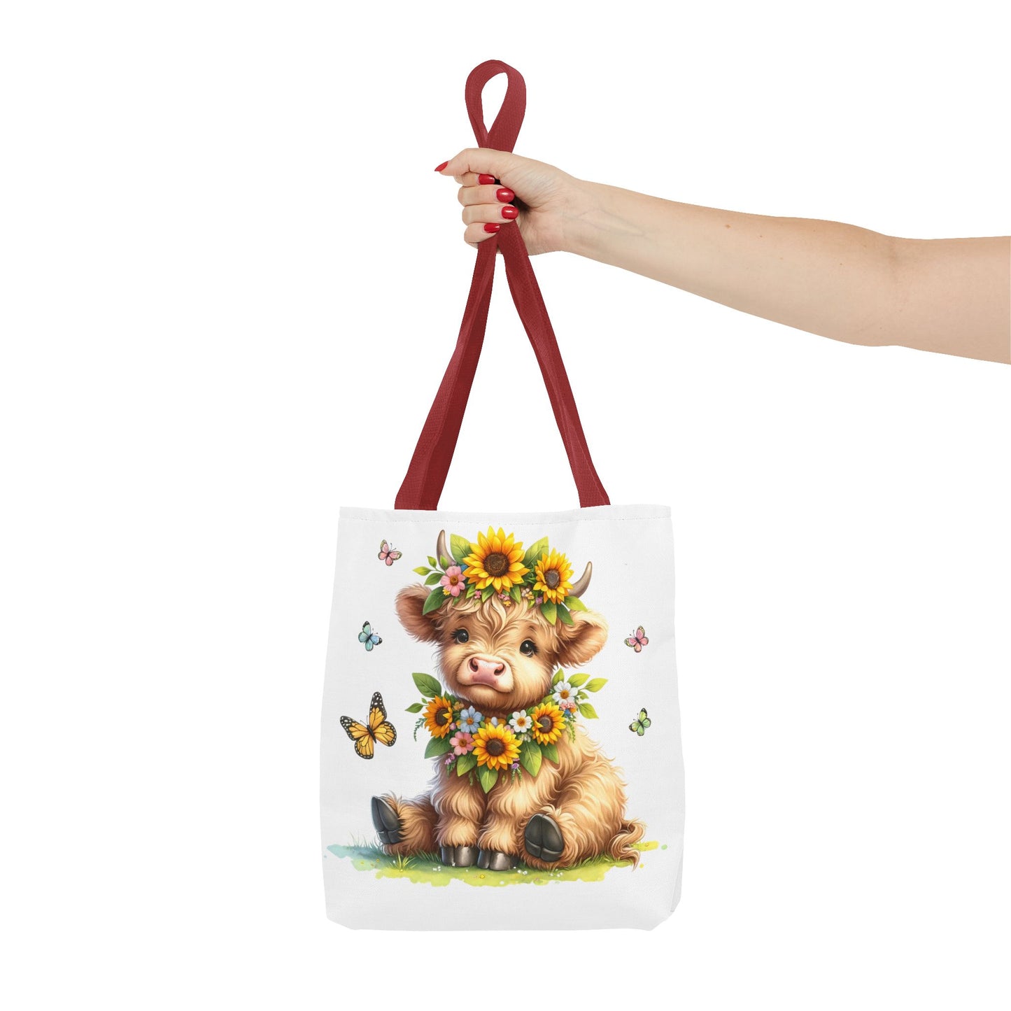 Bolsa de mano de vaca de las Tierras Altas, diseño de vaca bonito y elegante para amantes de los animales, perfecta para ir de compras, uso diario, regalo para entusiastas de las vacas y granjeros.