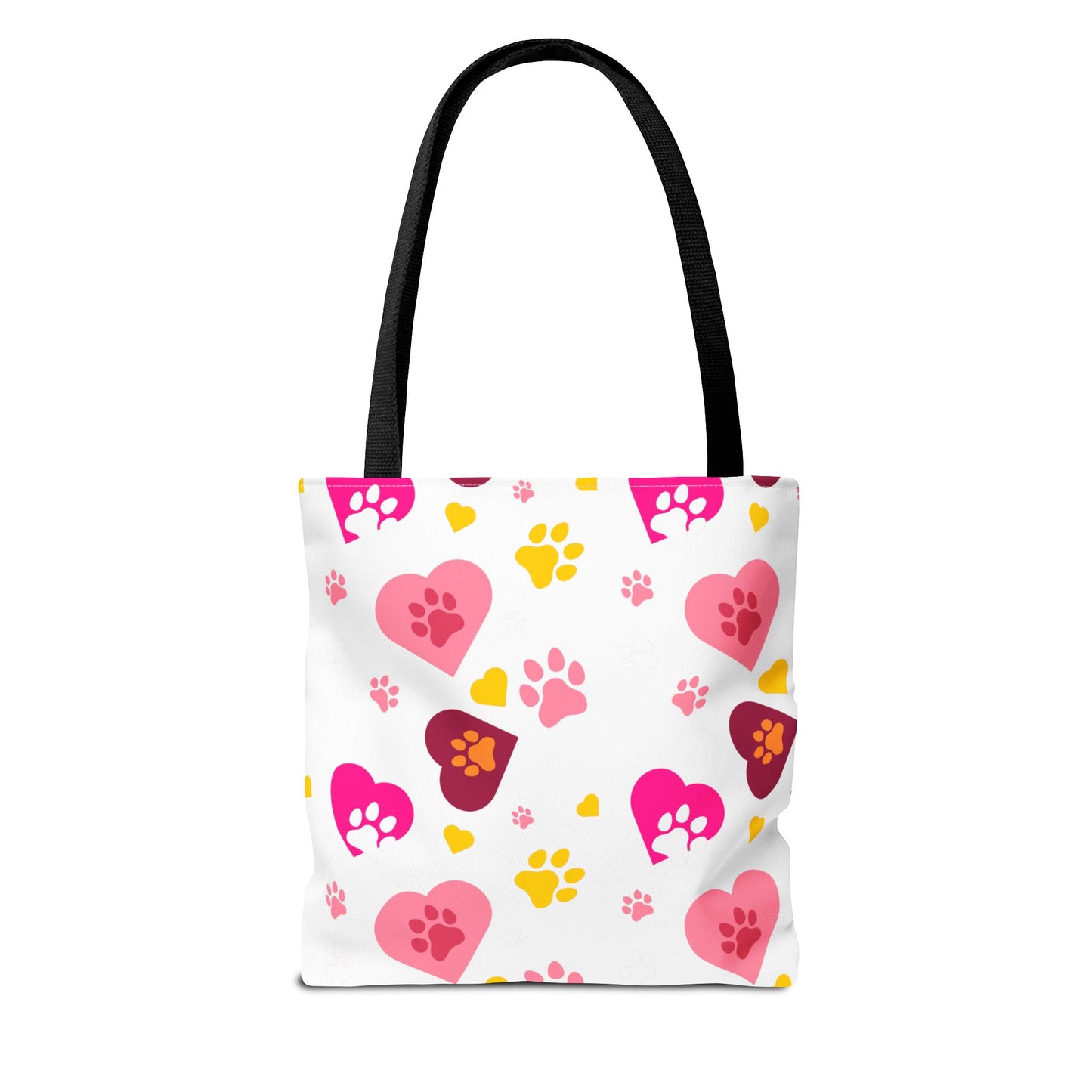 Bolsa de mano con estampado de patas y corazón | Pet Lover Everyday Carry-All