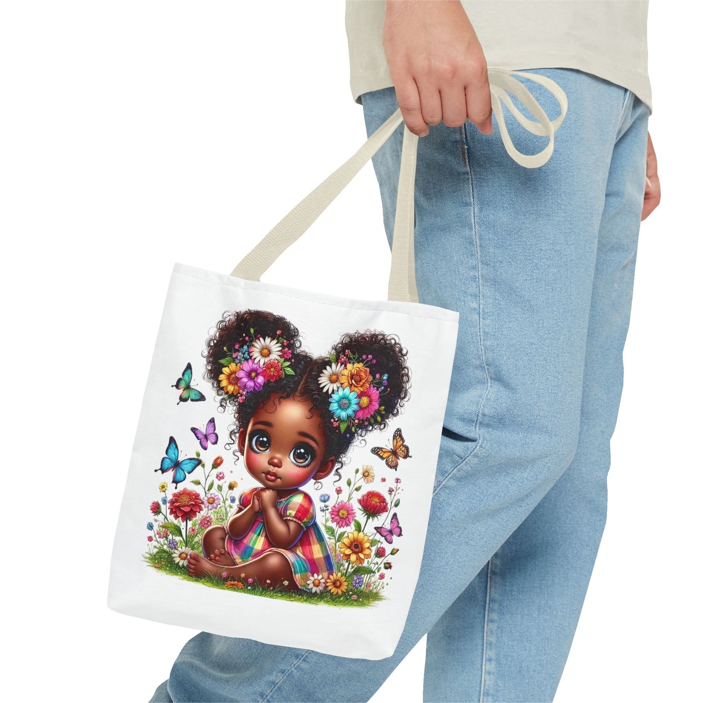 🌸 Niña de las Flores – Bolso de mano adorable y colorido para todas las edades 🌼