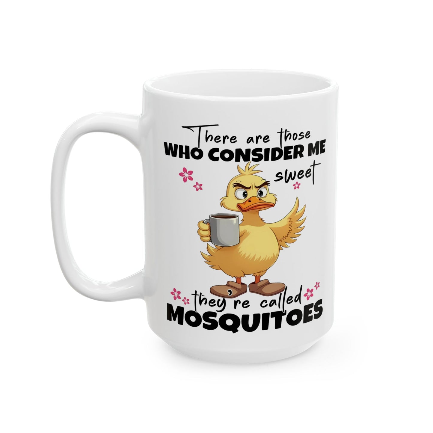 Taza de café con forma de pato “Considérame dulce”: ¡humor atrevido en cada sorbo!