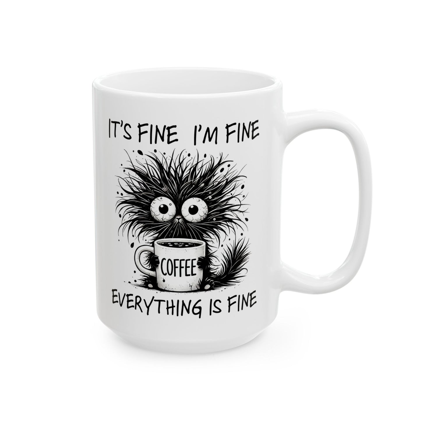 ☕ "Está bien" – Taza divertida para amantes del café y del humor