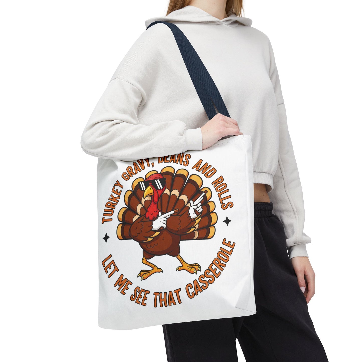 🦃 Thanksgiving Turkey Tote Bag – Let Me See That Casserole Style 🍠🎶