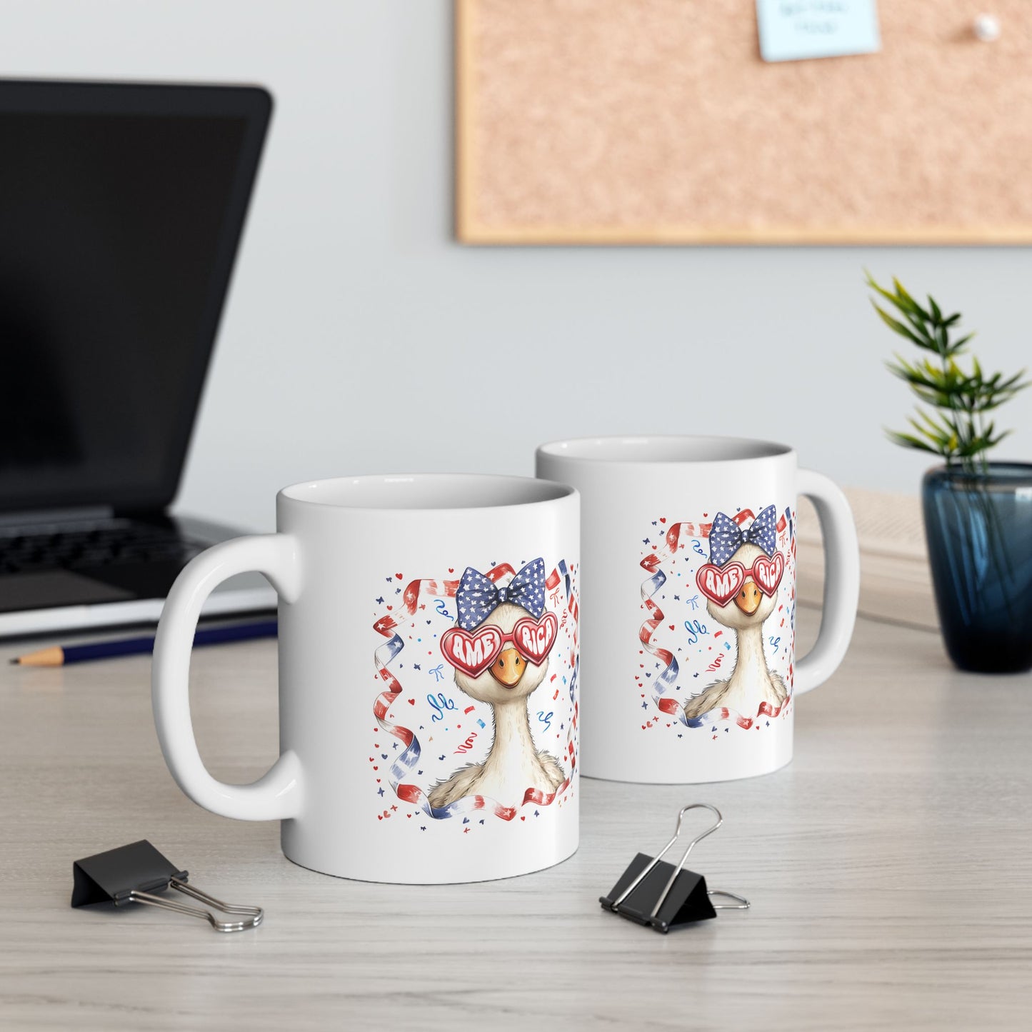 𦢠America Goose Mug ā Celebrate the 4th of July with Patriotic Fun! USA